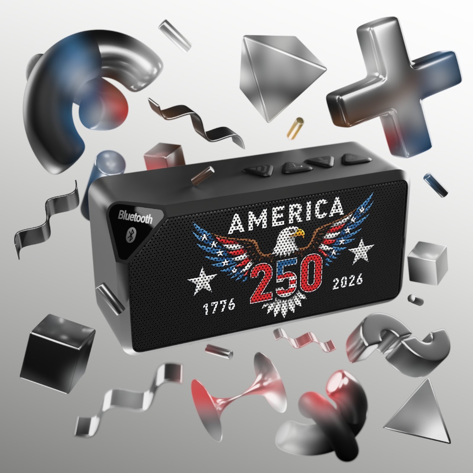 America 250 Eagle Bluetooth Speaker | 1776-2026 Patriotic Independence Day - Image 4