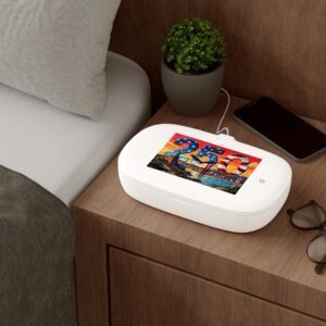 250 Golden Gate Sunset design Sanitizer and Wireless Charging Pad