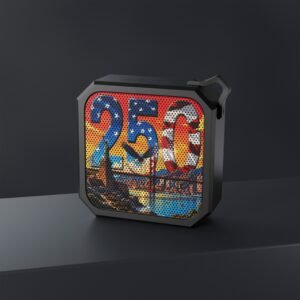 America 250 Retro Bridge Scene Bluetooth Speaker | Outdoor Patriotic Audio | Wireless Waterproof Speaker | USA 1776_2026 Tech Gift Portable