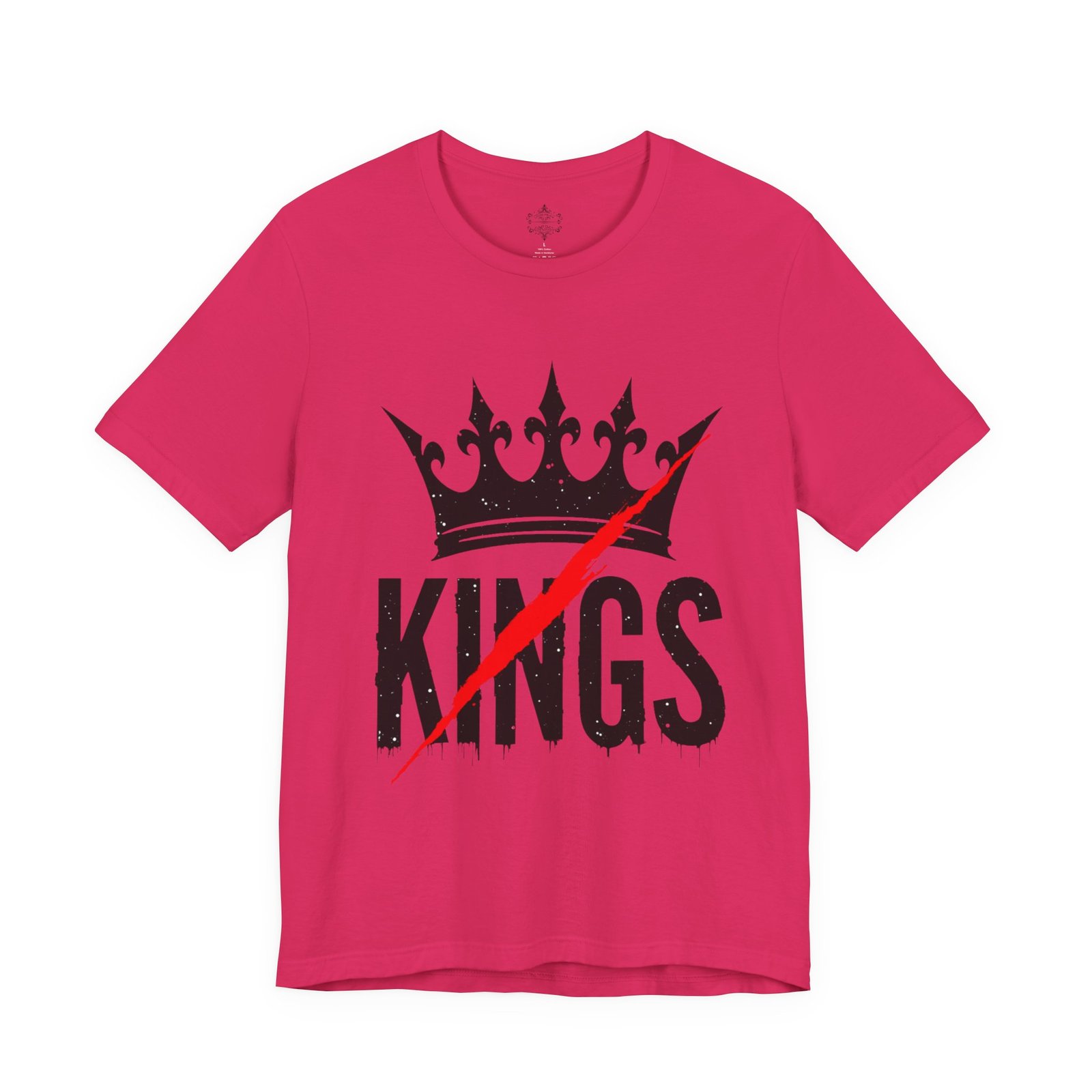 Unisex Crowned Kings Tee - Trendy Graphic T-Shirt for Casual Wear, Unique Gift, Birthday, Streetwear, Everyday Style - Image 51
