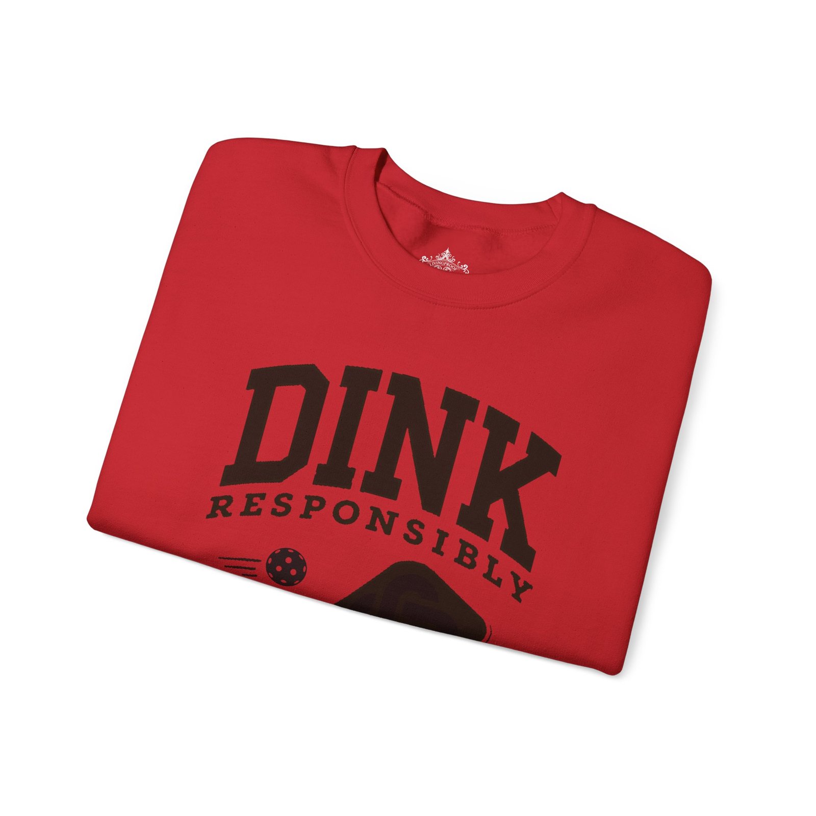 Dink Responsibly pickleball paddle sweatshirt | DINK design crewneck - Image 43