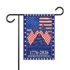 Patriotic Garden Banner Celebrate 1776-2026, Home Décor Flag, Outdoor Decoration for Independence Day, Memorial Day, or Year-Round Use