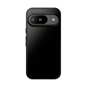 Google Pixel 9 Black Durable Phone Case, Tough Phone Cover for Adventurers, Protective Case for Everyday Use