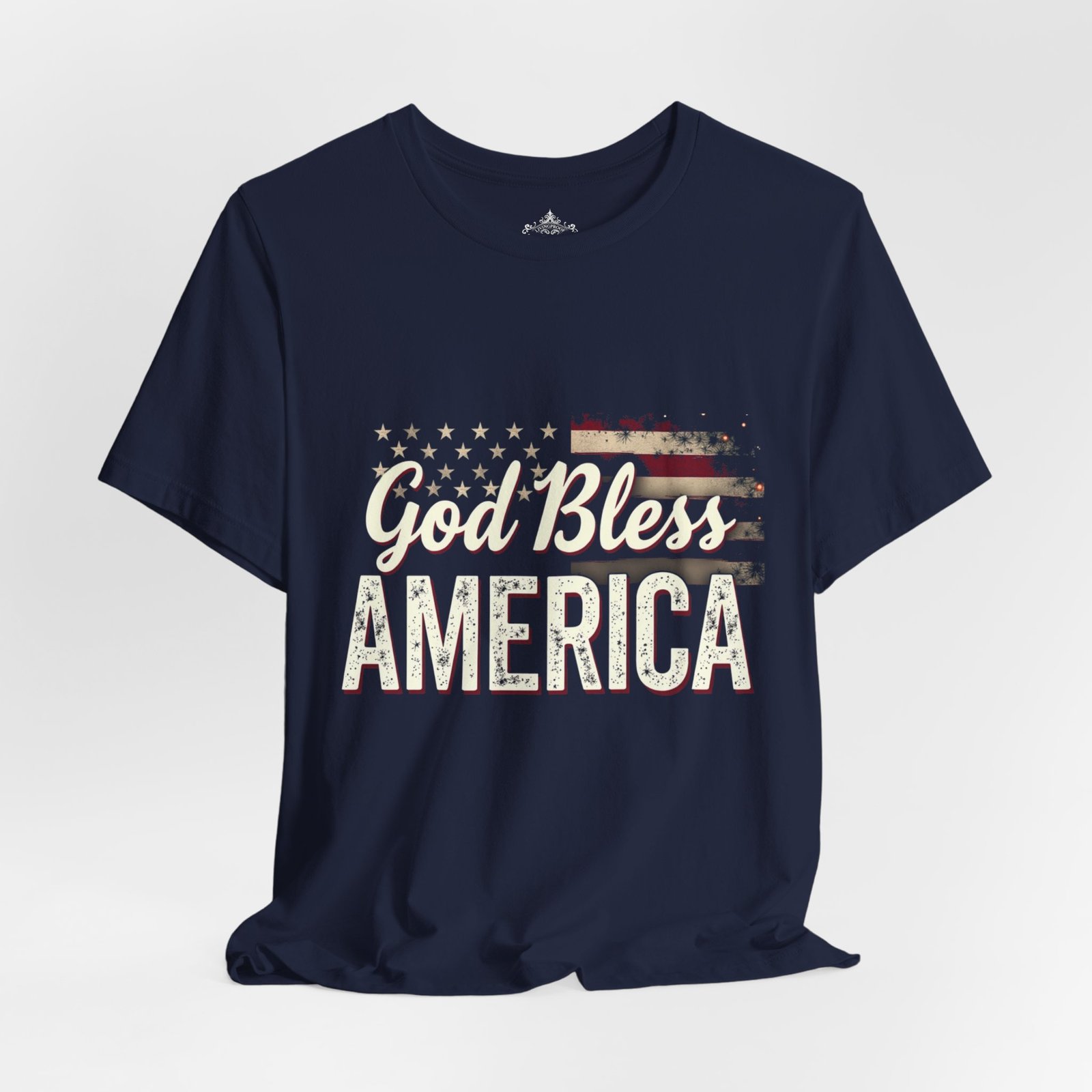 God Bless America Tee, Patriotic Unisex Jersey Short Sleeve Shirt for Independence Day, Memorial Day, and Everyday Wear, American - Image 16