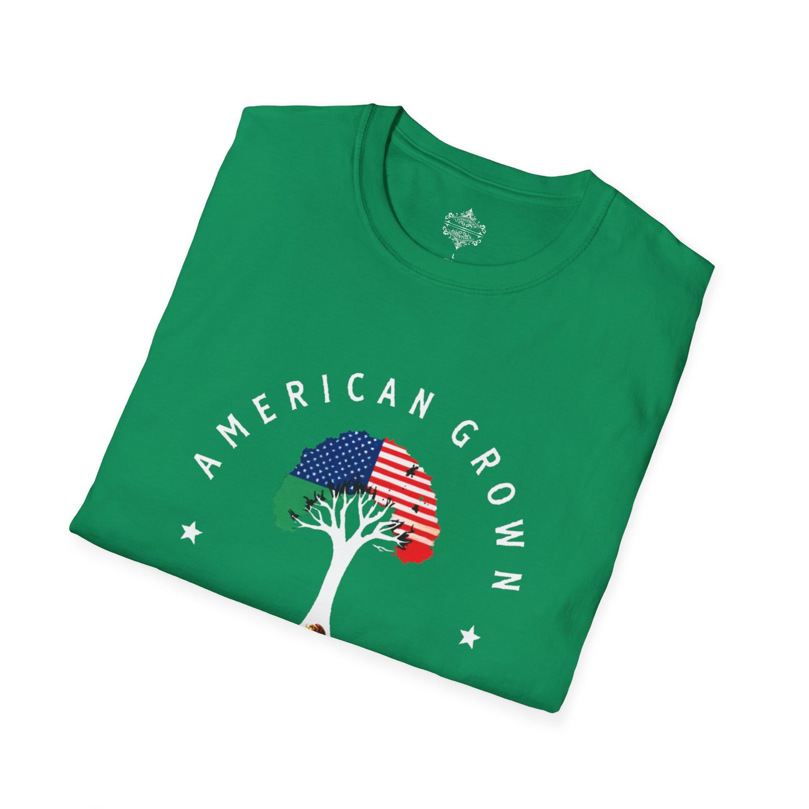 American Grown Mexican Roots Shirt, Unisex Softstyle Tee, Cultural Pride Apparel, Gift for Heritage Celebrations, USA Mexico Roots - Image 12