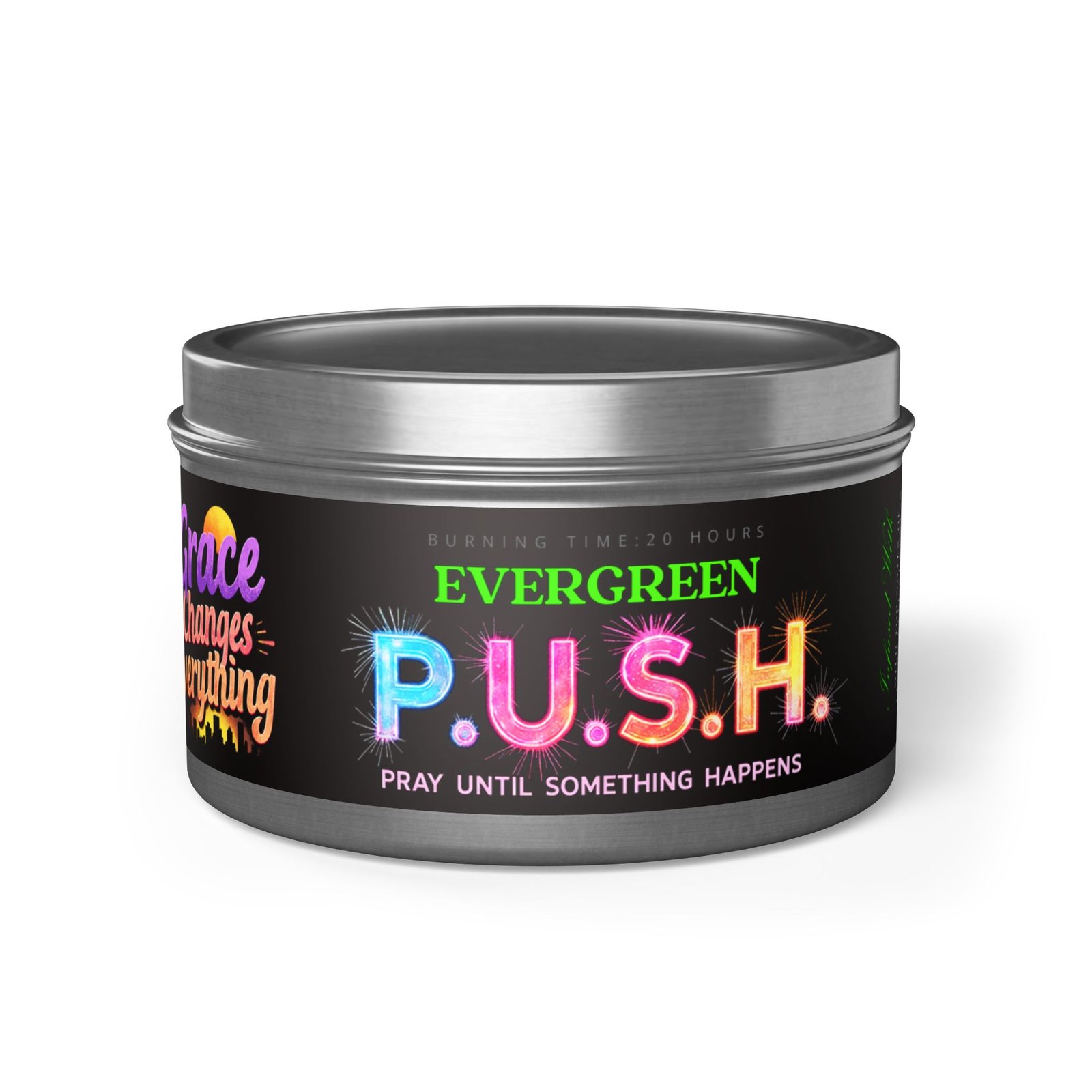 P.U.S.H. Evergreen Spirit Candle, Pray Until Something Happens - Image 21