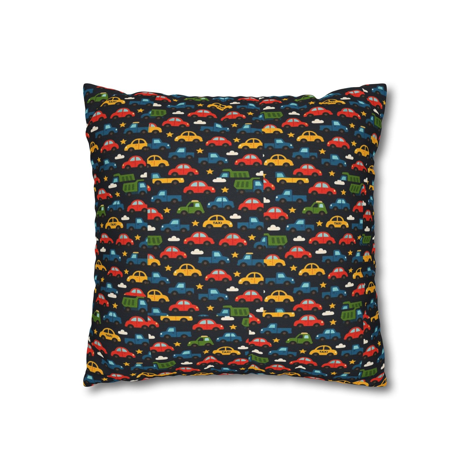 Colorful Cars Pattern | kids car pattern, black background, playful nursery decor - Image 4