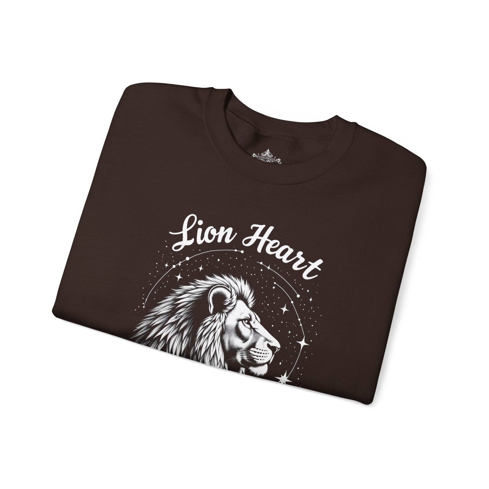 Lion Heart Galaxy Sweatshirt - Unisex Crewneck, Gift for Astrology Lovers, Cozy Fashion, Animal Print, Perfect for Fall - Image 7