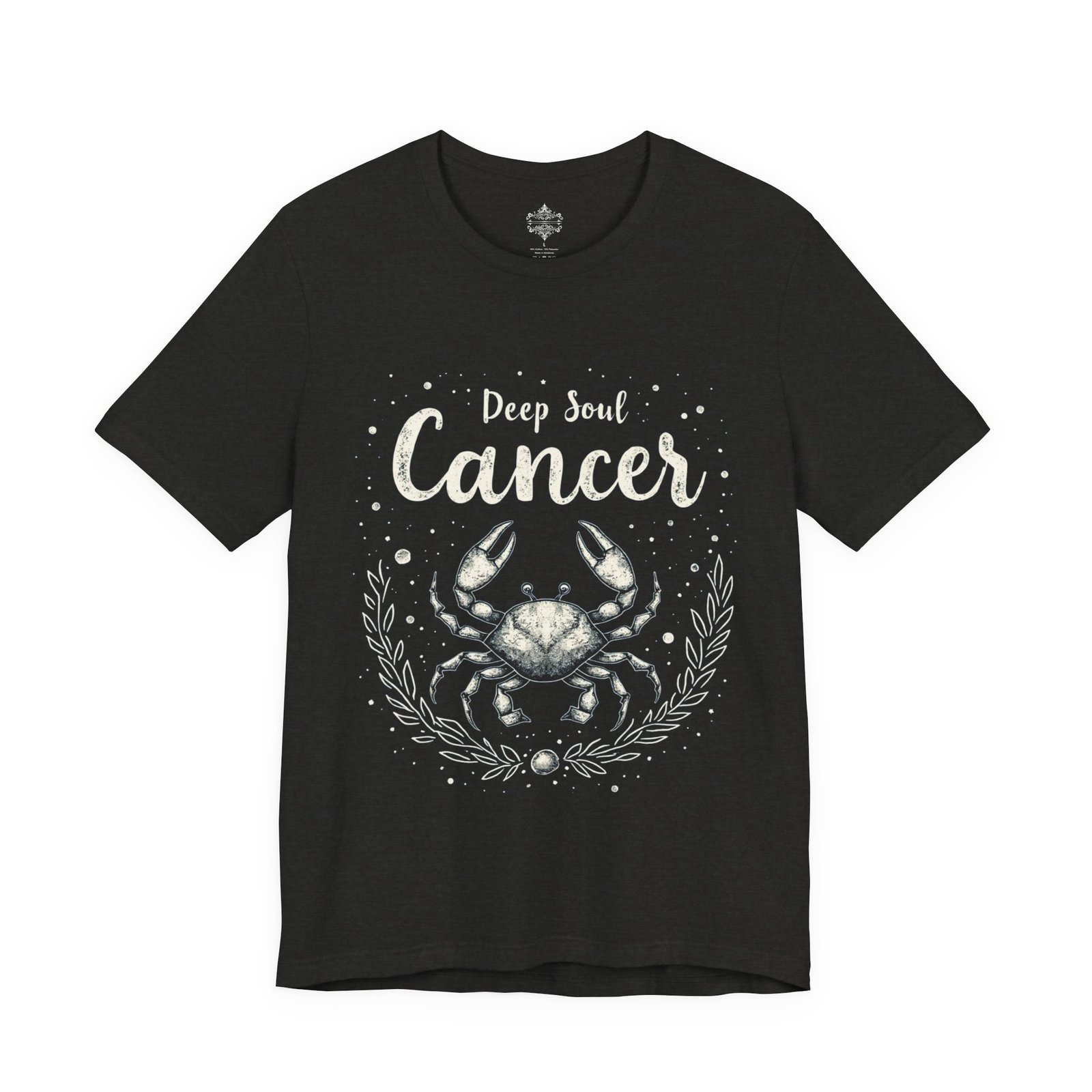 Cancer Zodiac Sign T-Shirt, Astrology Gift, Deep Soul Tee, Birthday Gift for Cancer, Crab Design Shirt, Unisex Short Sleeve Tee - Image 7