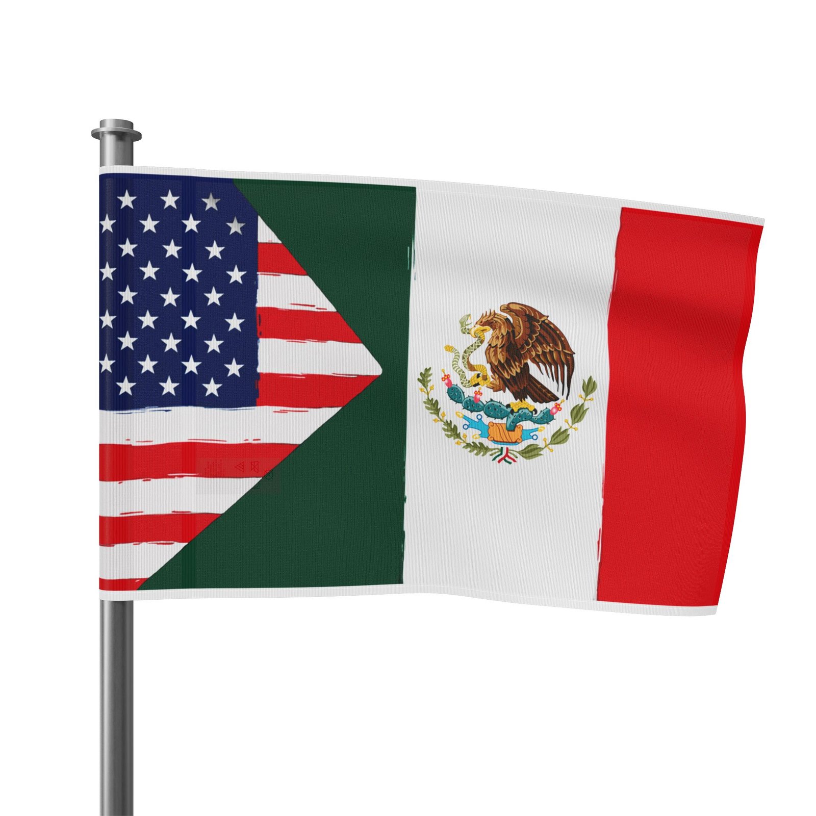 Mexican-American Pride Flag - Image 7