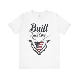 Built For Each Other, Mens Patriotic Couples TShirt