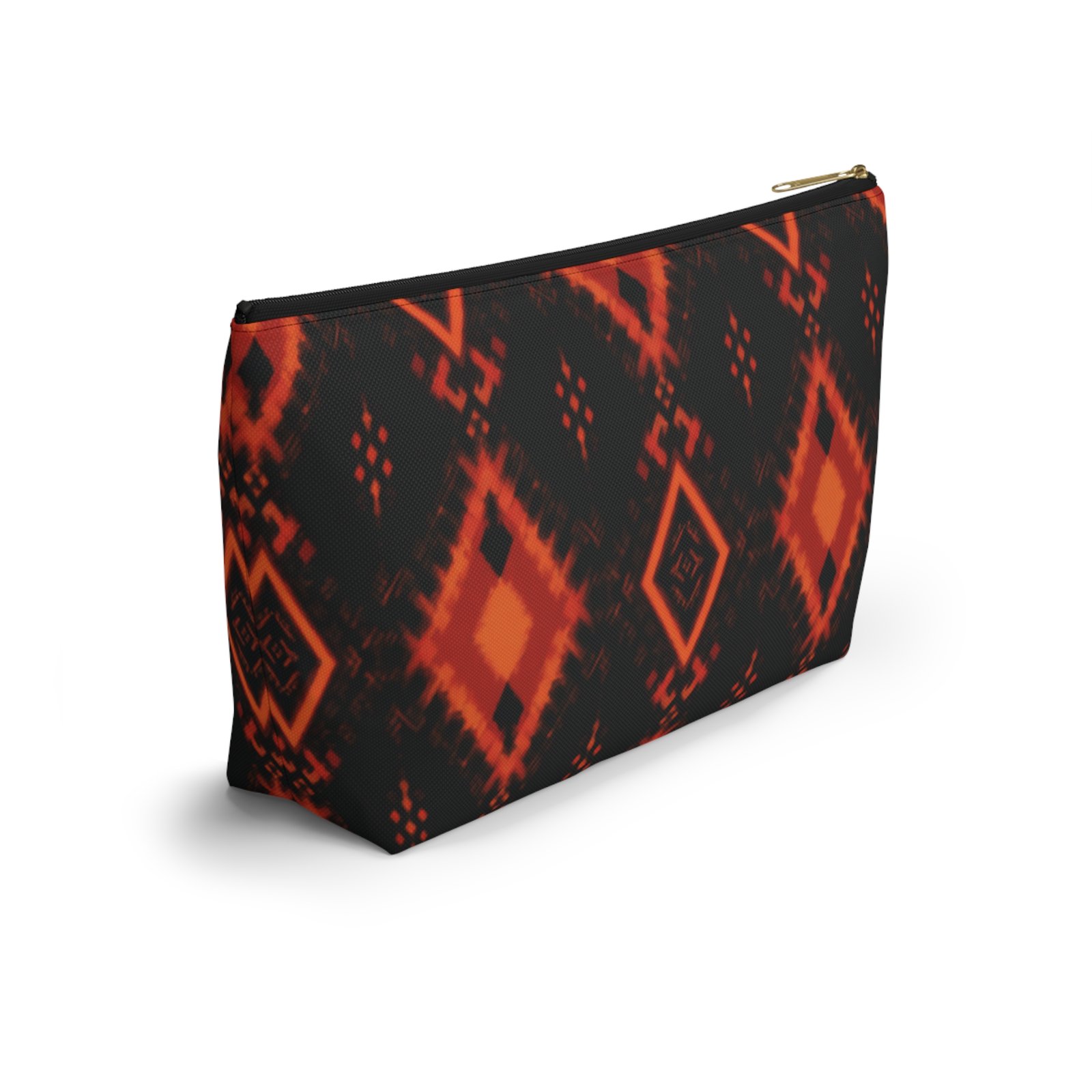Southwestern Diamond Ikat Accessory Pouch - Image 4