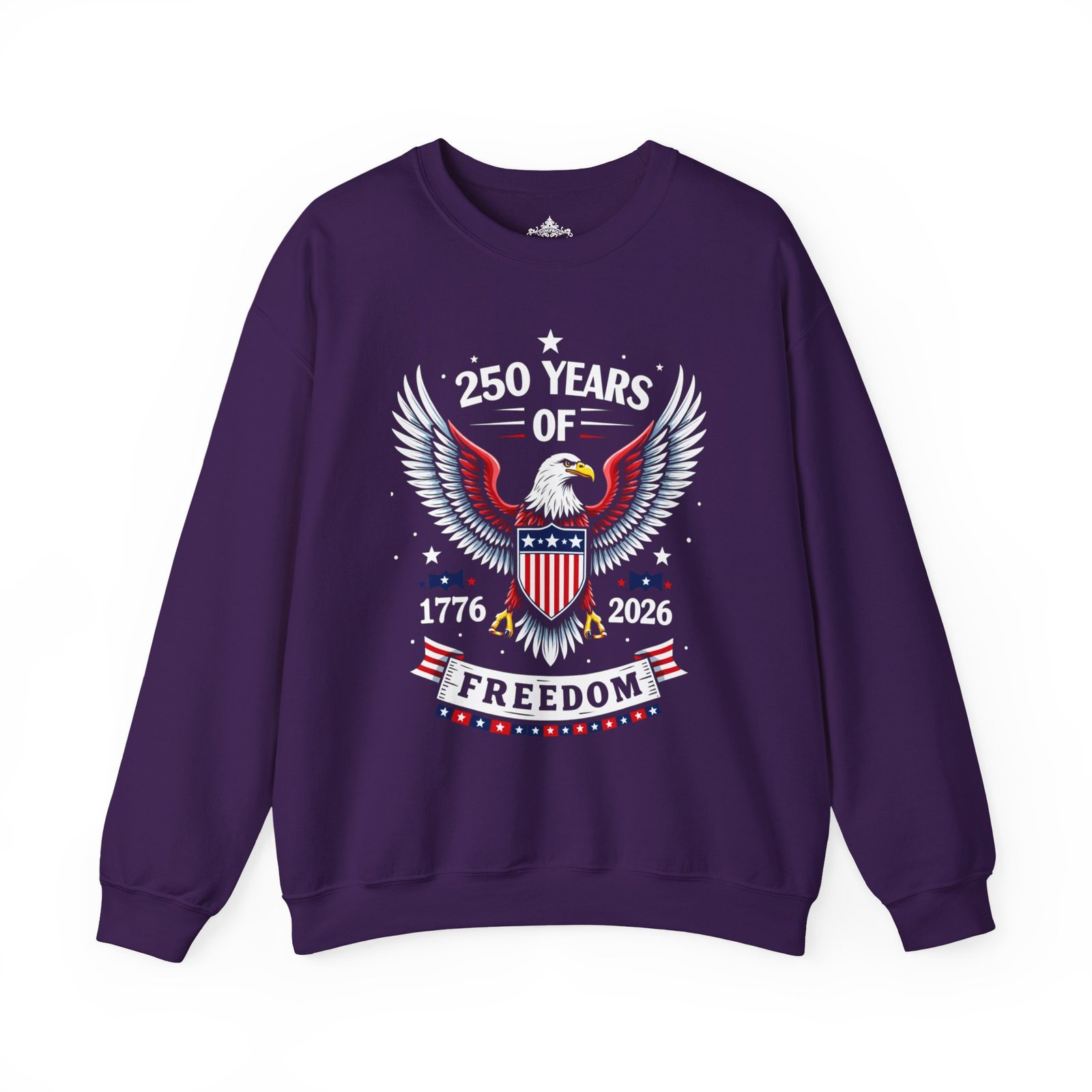 Patriotic Crewneck Sweatshirt, 250 Years of Freedom, America 250 Anniversary Pullover, 1776-2026 U.S. Semiquincentennial - Image 15