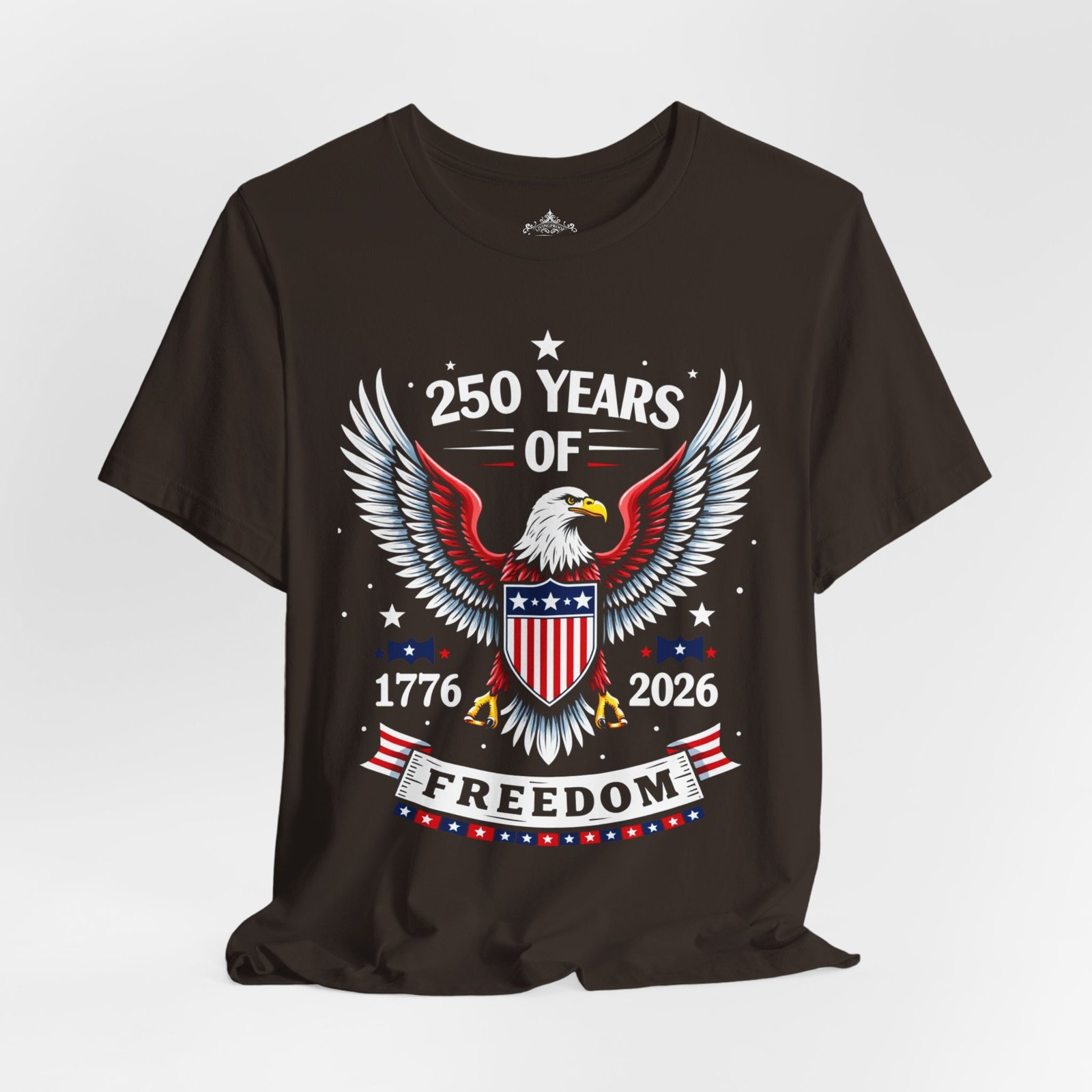 250 Years of Freedom Unisex Tee, Independence Day Shirt, 2026 Celebration Gift, Patriot Apparel, Fourth of July Outfit, Freedom Theme Tee - Image 6