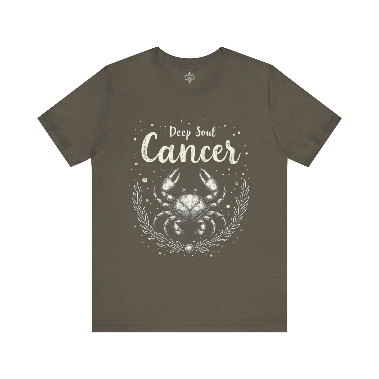 Cancer Zodiac Sign T-Shirt, Astrology Gift, Deep Soul Tee, Birthday Gift for Cancer, Crab Design Shirt, Unisex Short Sleeve Tee - Image 9