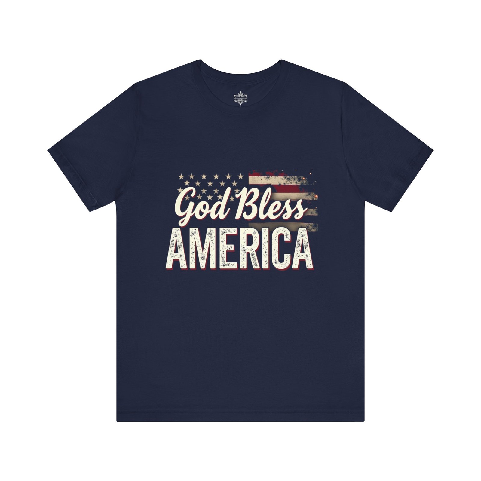 God Bless America Tee, Patriotic Unisex Jersey Short Sleeve Shirt for Independence Day, Memorial Day, and Everyday Wear, American - Image 13