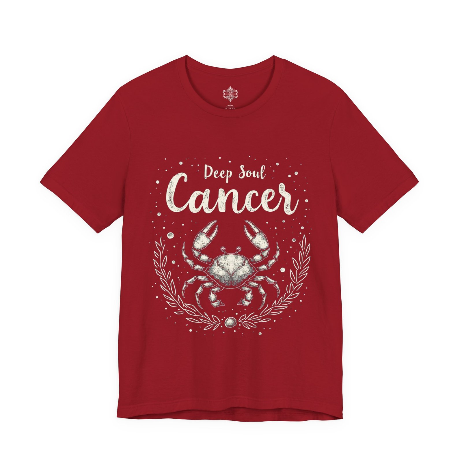 Cancer Zodiac Sign T-Shirt, Astrology Gift, Deep Soul Tee, Birthday Gift for Cancer, Crab Design Shirt, Unisex Short Sleeve Tee - Image 47