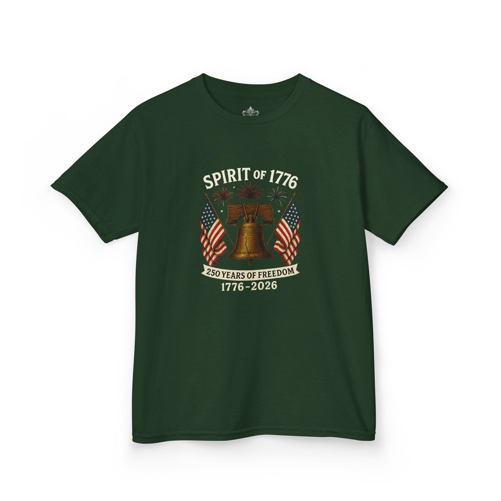 Spirit of 1776 Liberty Bell Tee | American Flag, 250 Years of Freedom 1776-2026 - Image 10