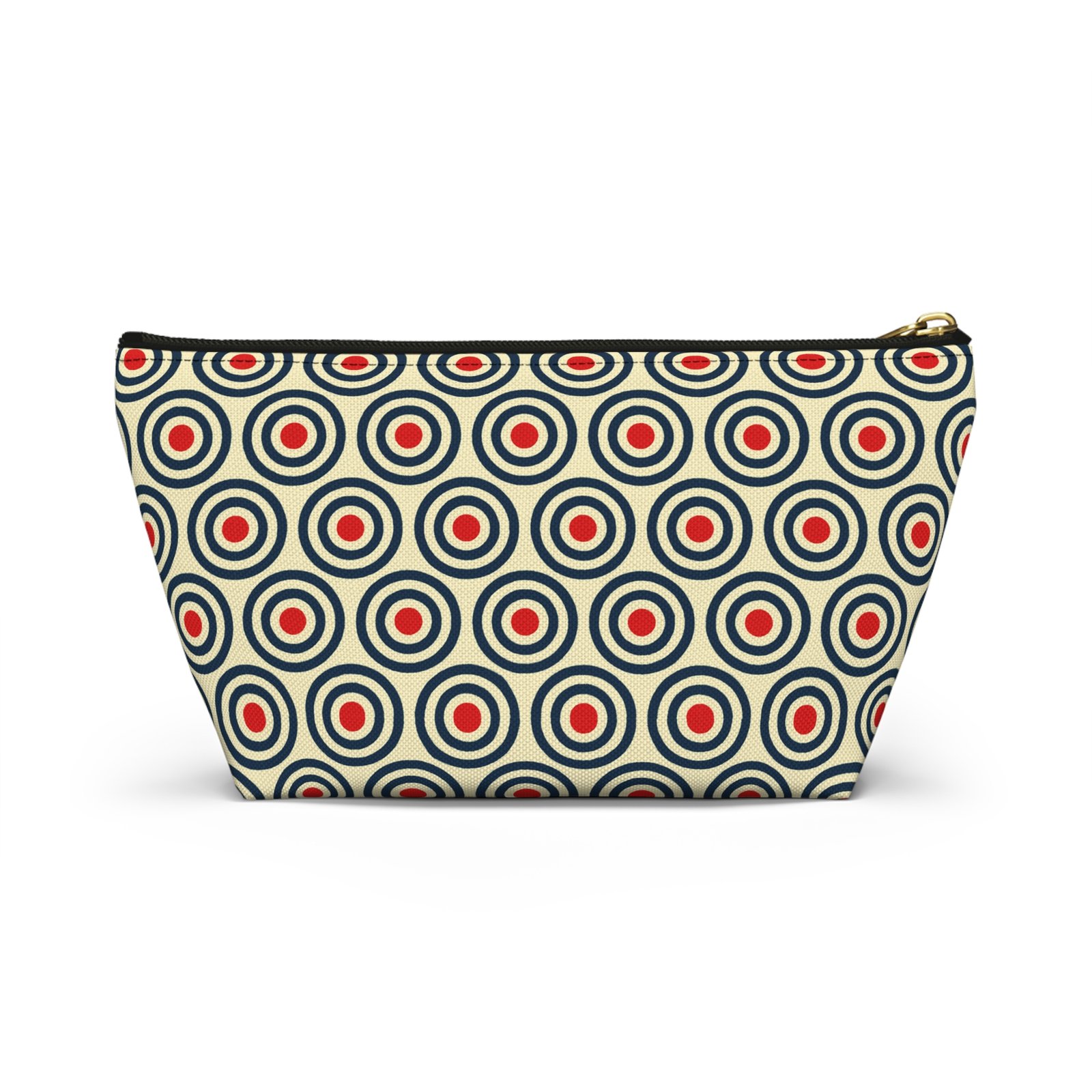 Retro Concentric Circles Accessory Pouch - Image 10