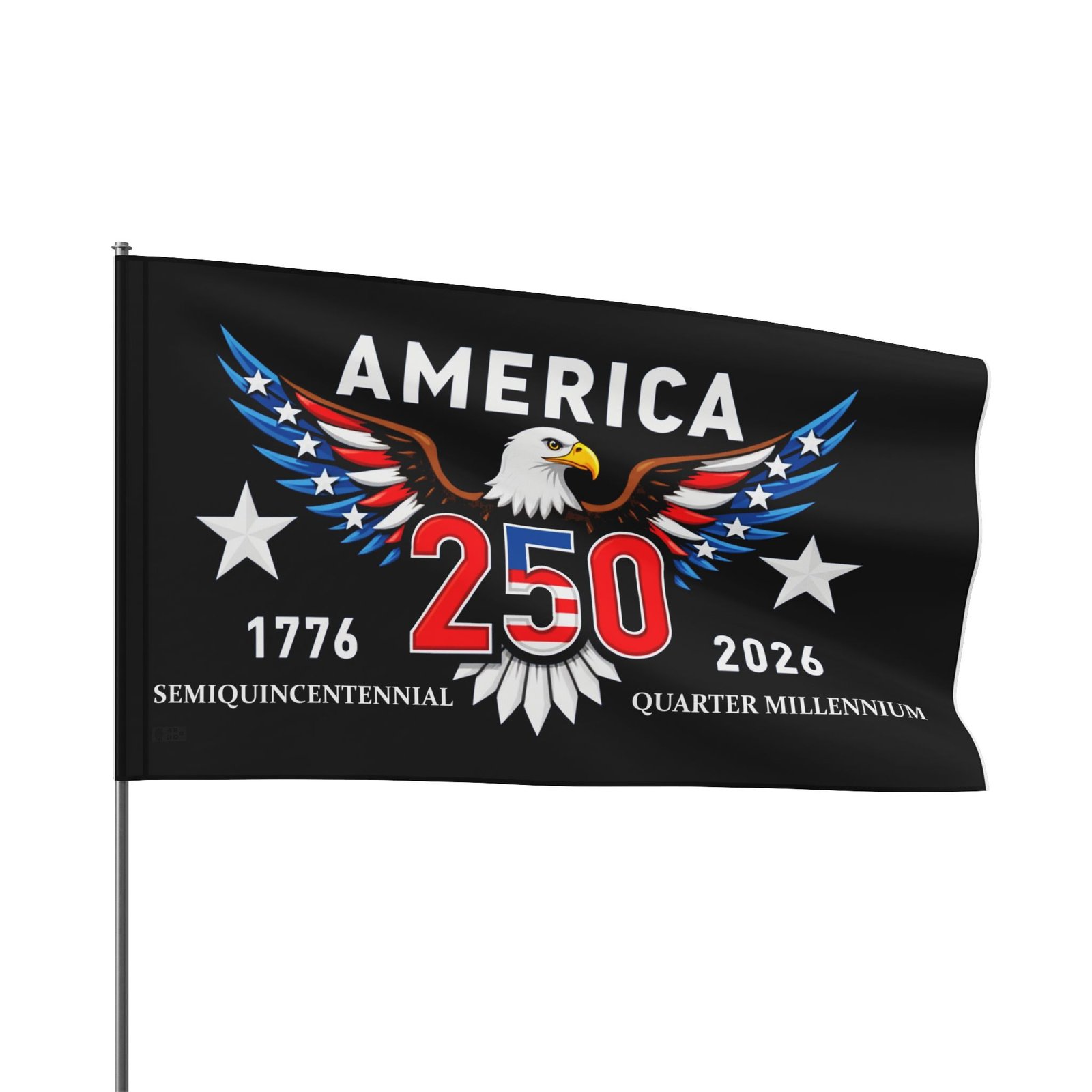 America Semiquincentennial Flag, Quarter Millennium 1776-2026 Banner, Patriotic Outdoor Garden Flag, USA 250th Anniversary Décor - Image 4
