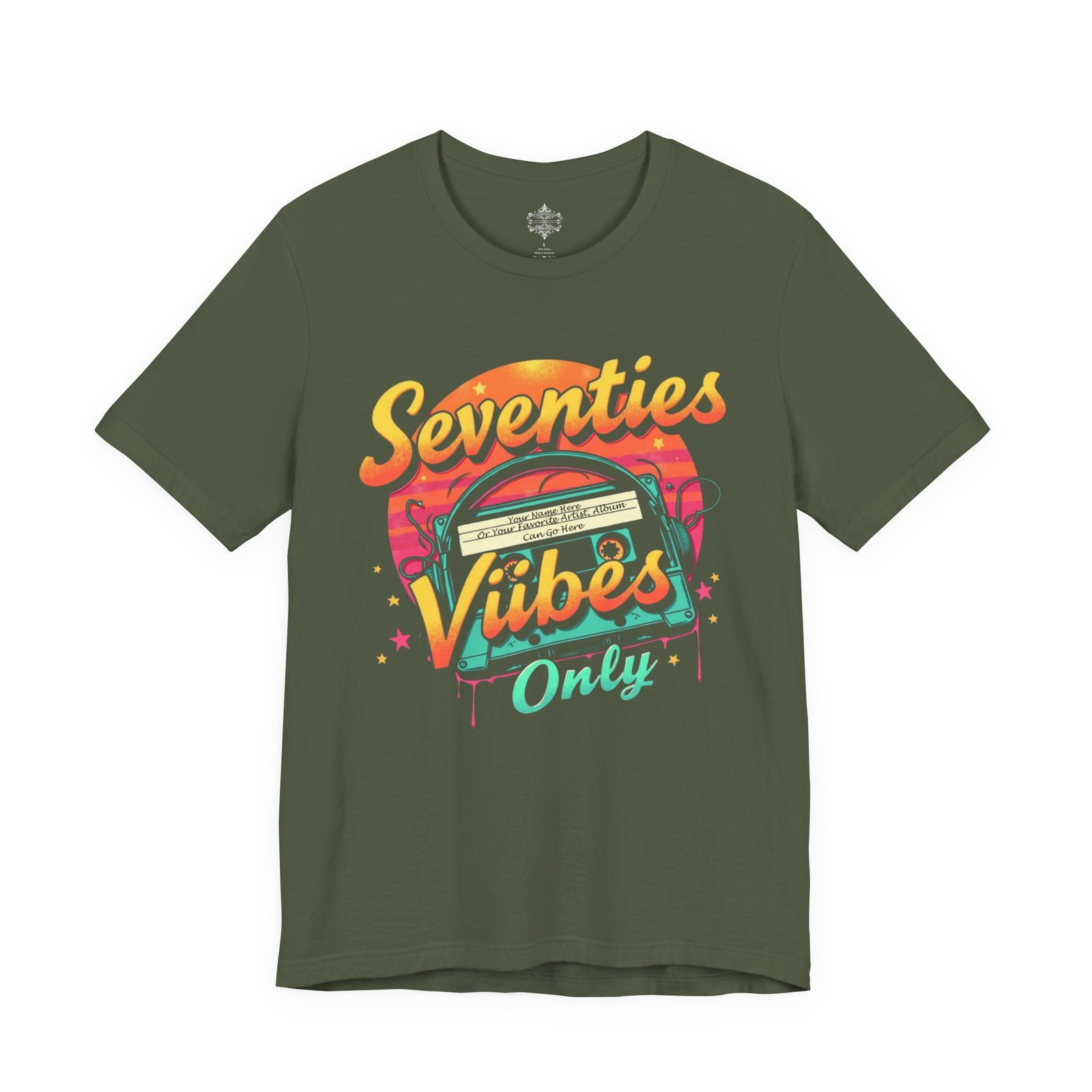 Seventies Vibes Only T-Shirt, Retro Tee, Vintage Short Sleeve, Music Lover Gift, Nostalgic Apparel, Groovy Style - Image 15