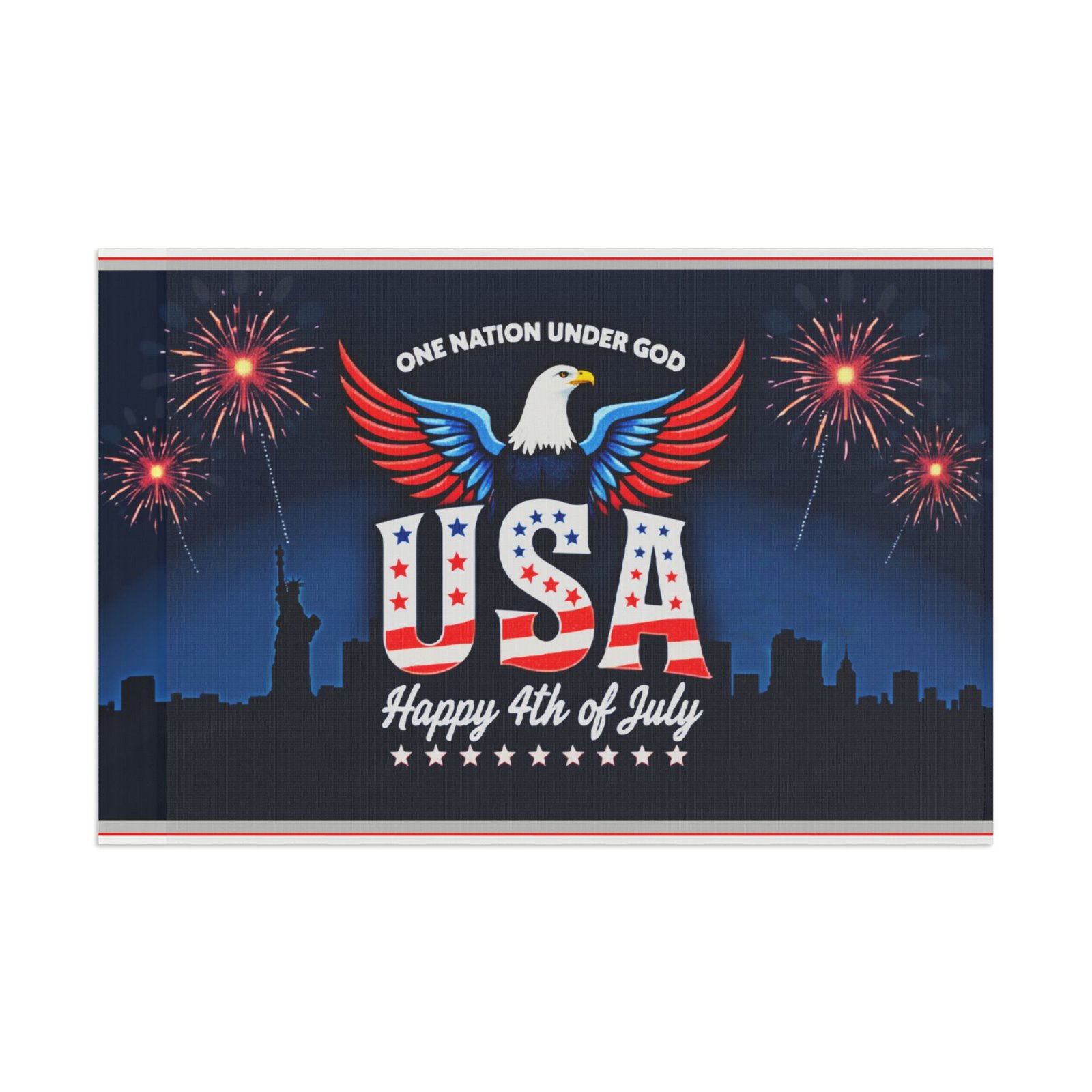One Nation Under God, Happy 4th of July Flag
