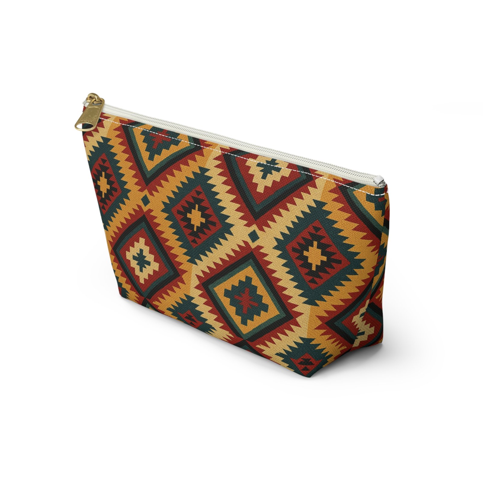 Southwestern Diamond Pattern Accessory Pouch - Image 15