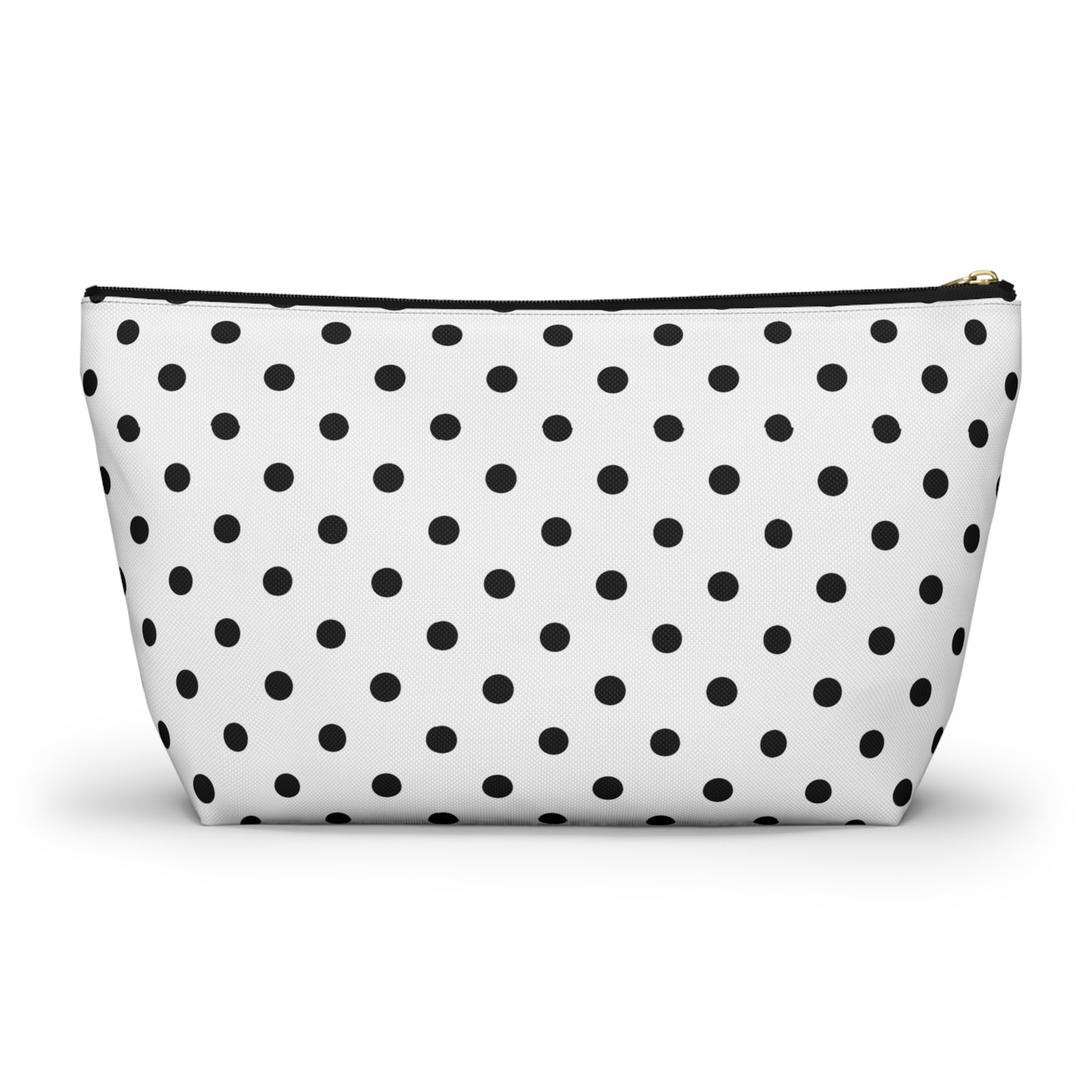 Black Polka Dot Accessory Pouch - Image 2