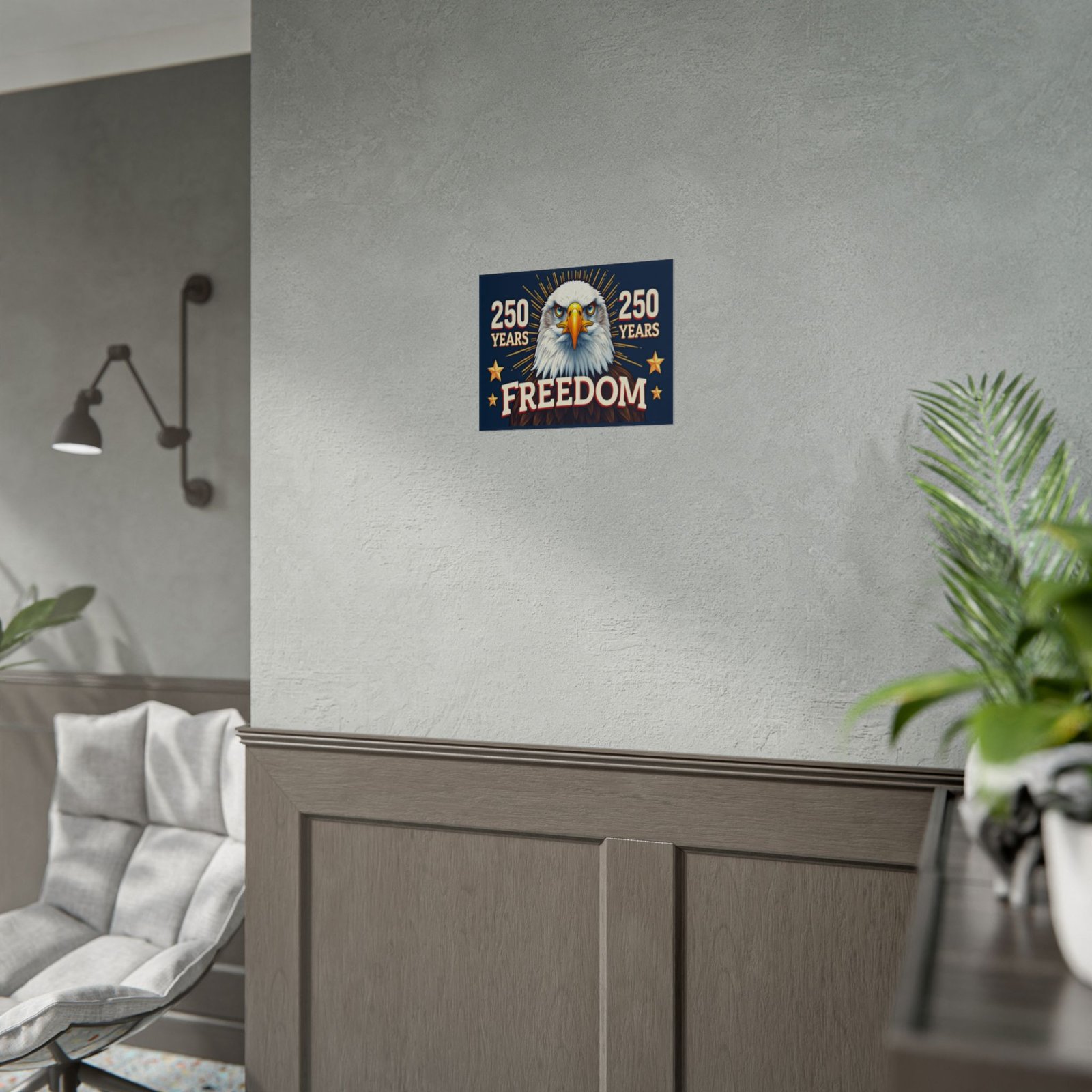 Poster, Patriotic Freedom American Eagle Decor, Independence Day Wall Art, 250 Years Celebration, Rolled Wall Print, Memorial Day Decor, - Image 20