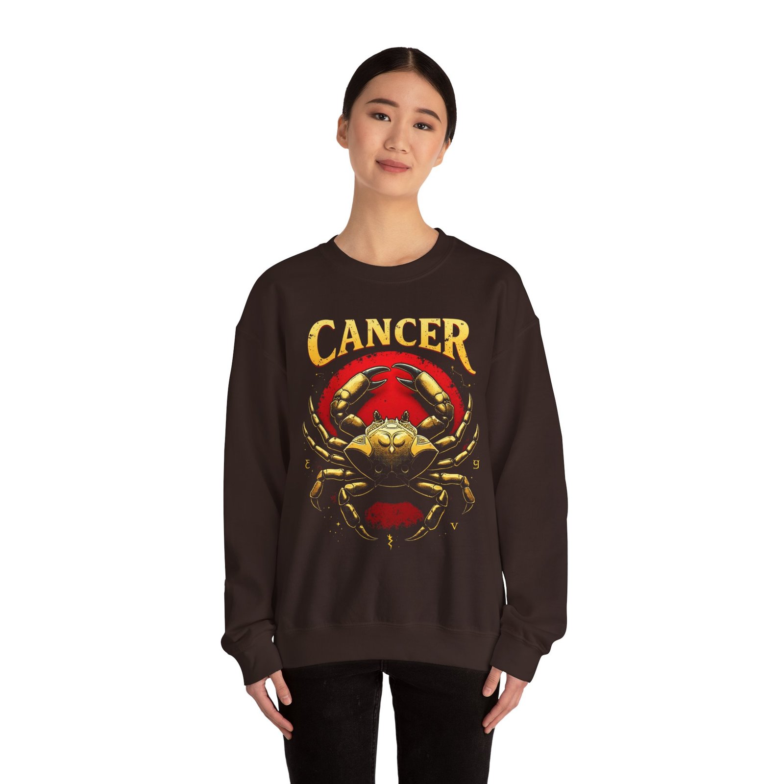 Cancer Zodiac Sweatshirt, Astrology Gift, Unisex Crewneck, Birthday Apparel, Horoscope Clothing, Zodiac Sign Sweater - Image 8