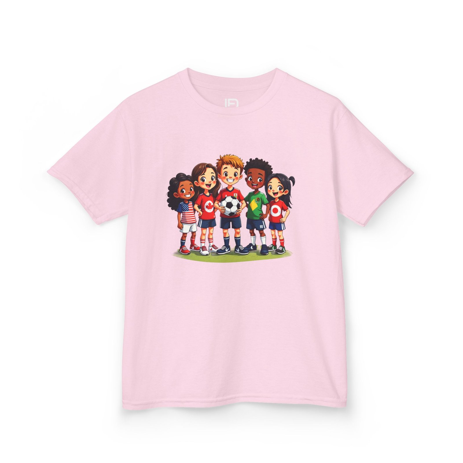 Kids Soccer Graphic Tee | Youth Soccer Shirt, Soccer Ball Design - Image 24