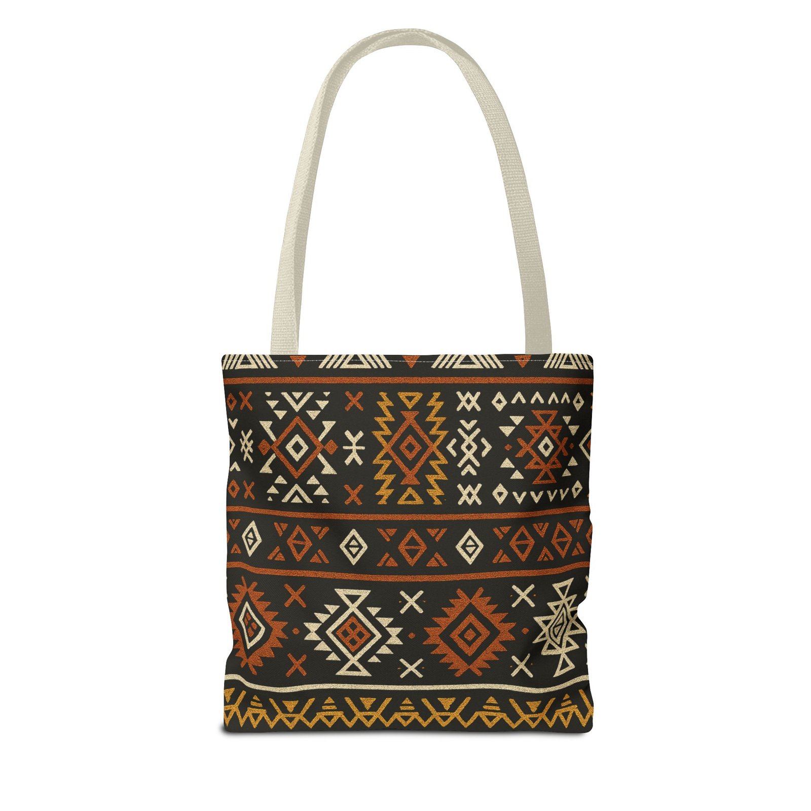 Southwestern Aztec Pattern Tote Bag | Tribal Geometric All-Over Print, Boho Chic Shoulder Bag, Ethnic Market Tote, Colorful Handbag, - Image 38