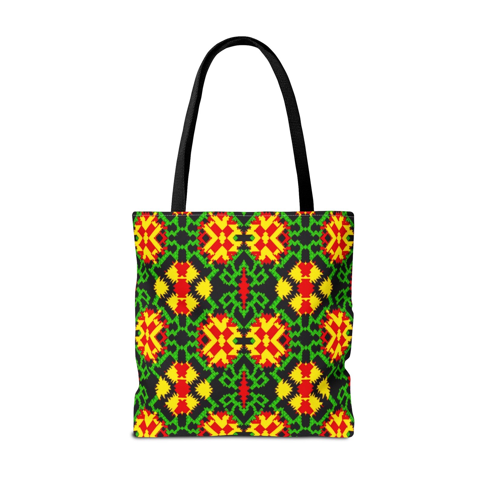 African Print Tote Bag, Ankara Tote, Ethnic Style Handbag, Colorful Market Bag, Tribal Print Shoulder Bag, Beach Tote - Image 10