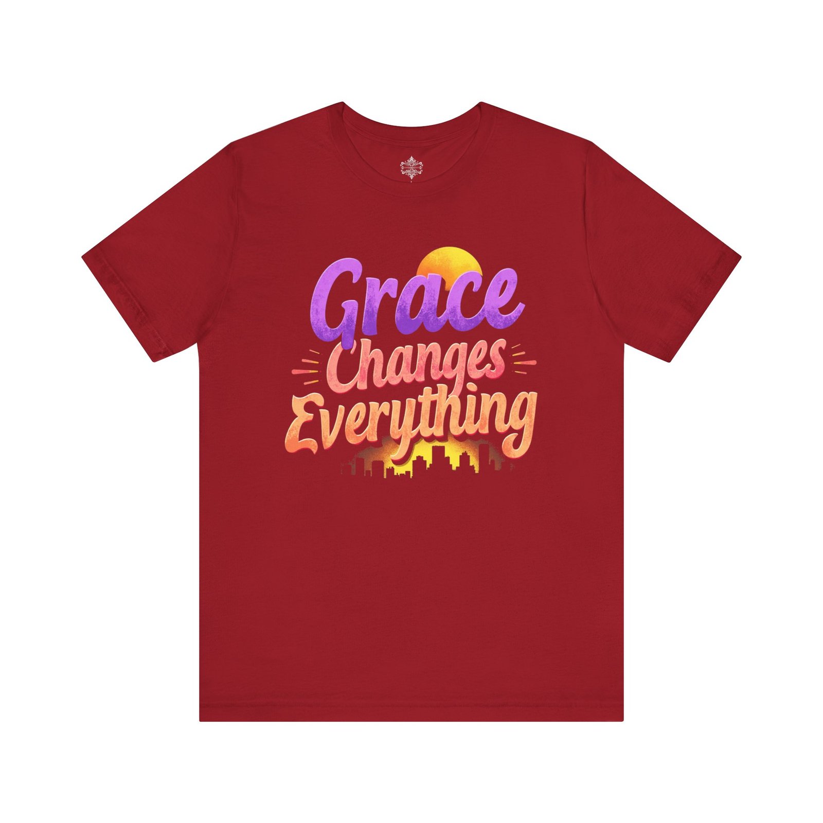 Grace Changes Everything Graphic Tee, Inspirational T-Shirt, Faith-Based Apparel, Perfect Gift for Friends, Spiritual Encouragement - Image 24