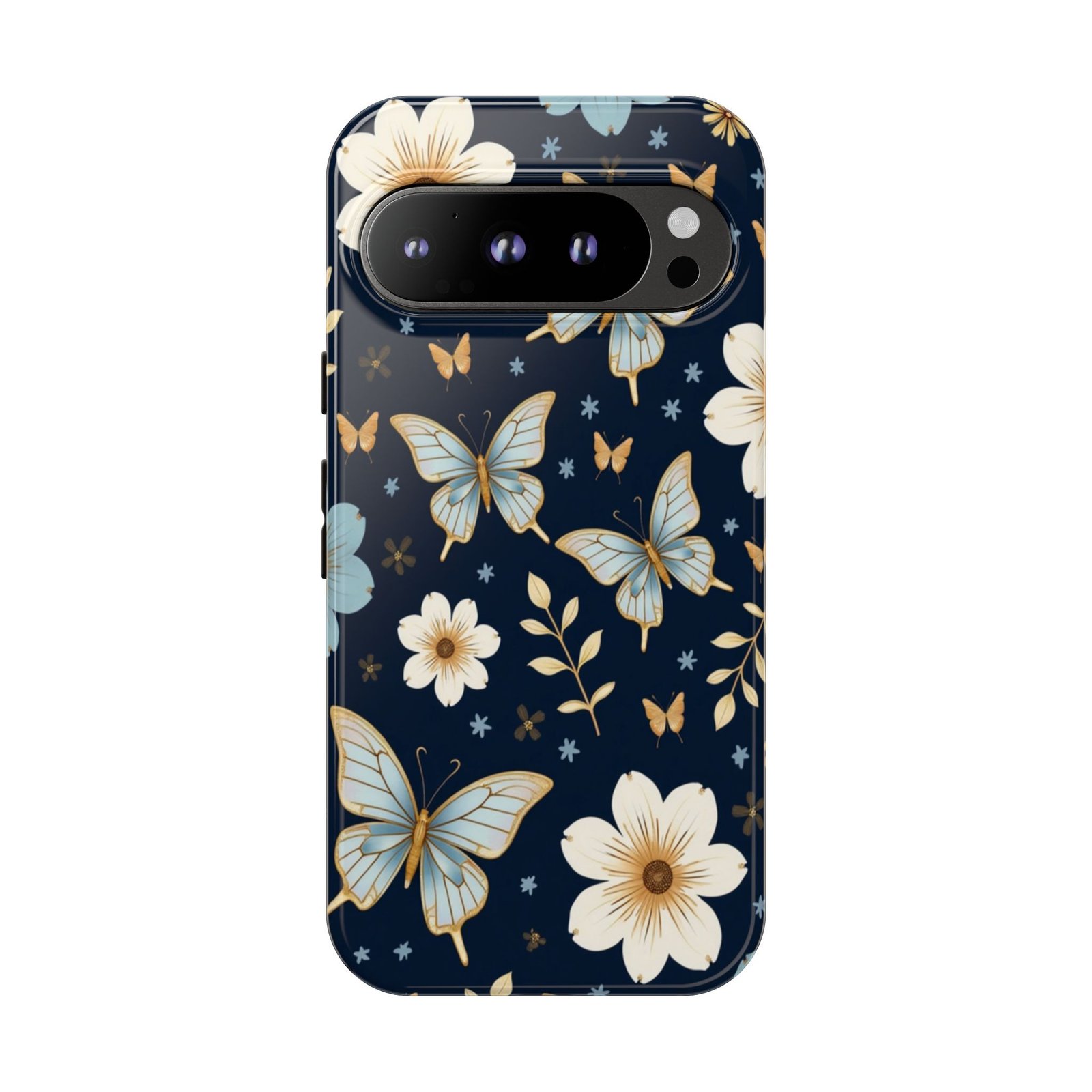 Google Pixel 9 Floral Butterfly Phone Case, Tough Cases, Cute Phone Accessories, Nature-Inspired Tech, Gift for Her, Birthday Present - Image 4