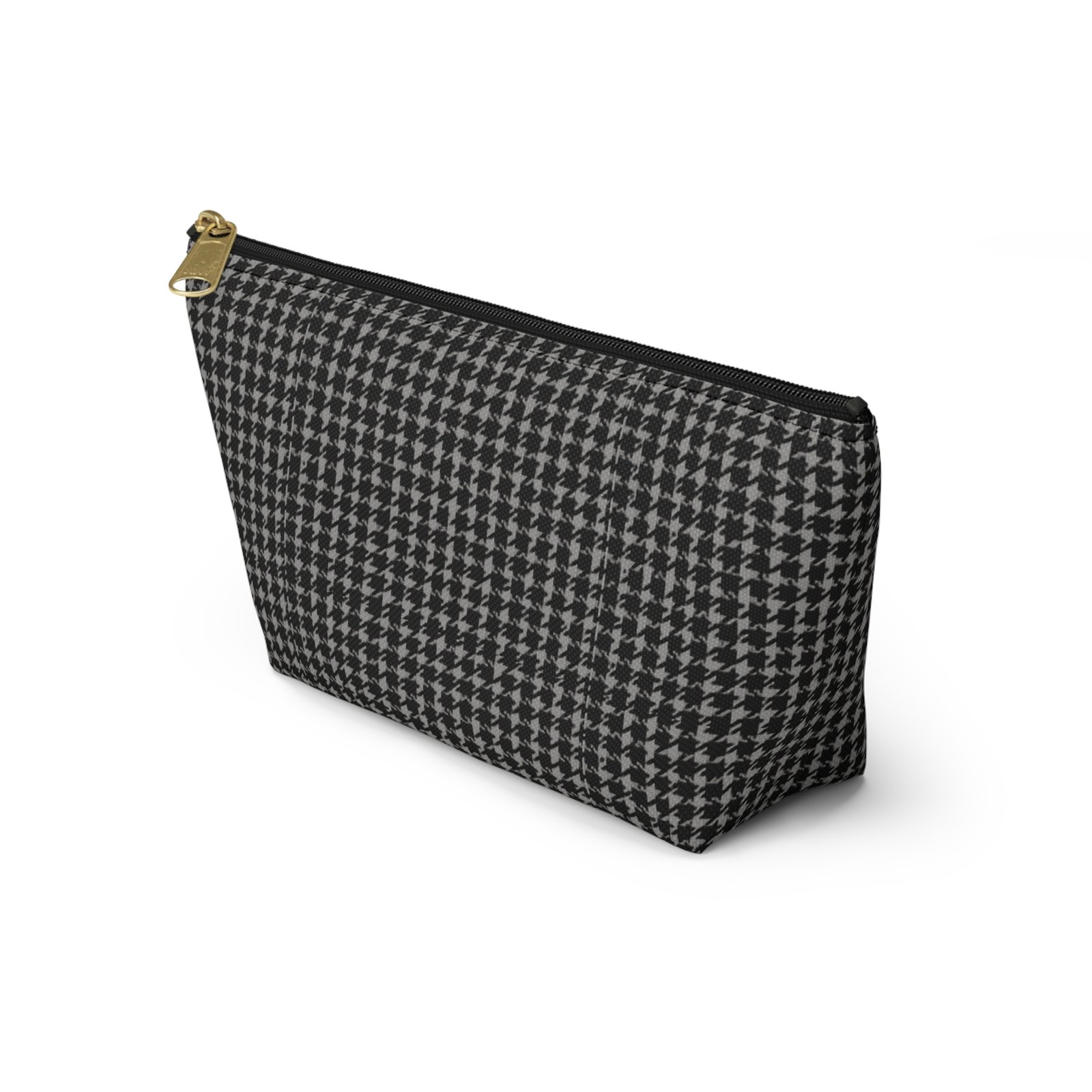 Gray Houndstooth Accessory Pouch - Image 11