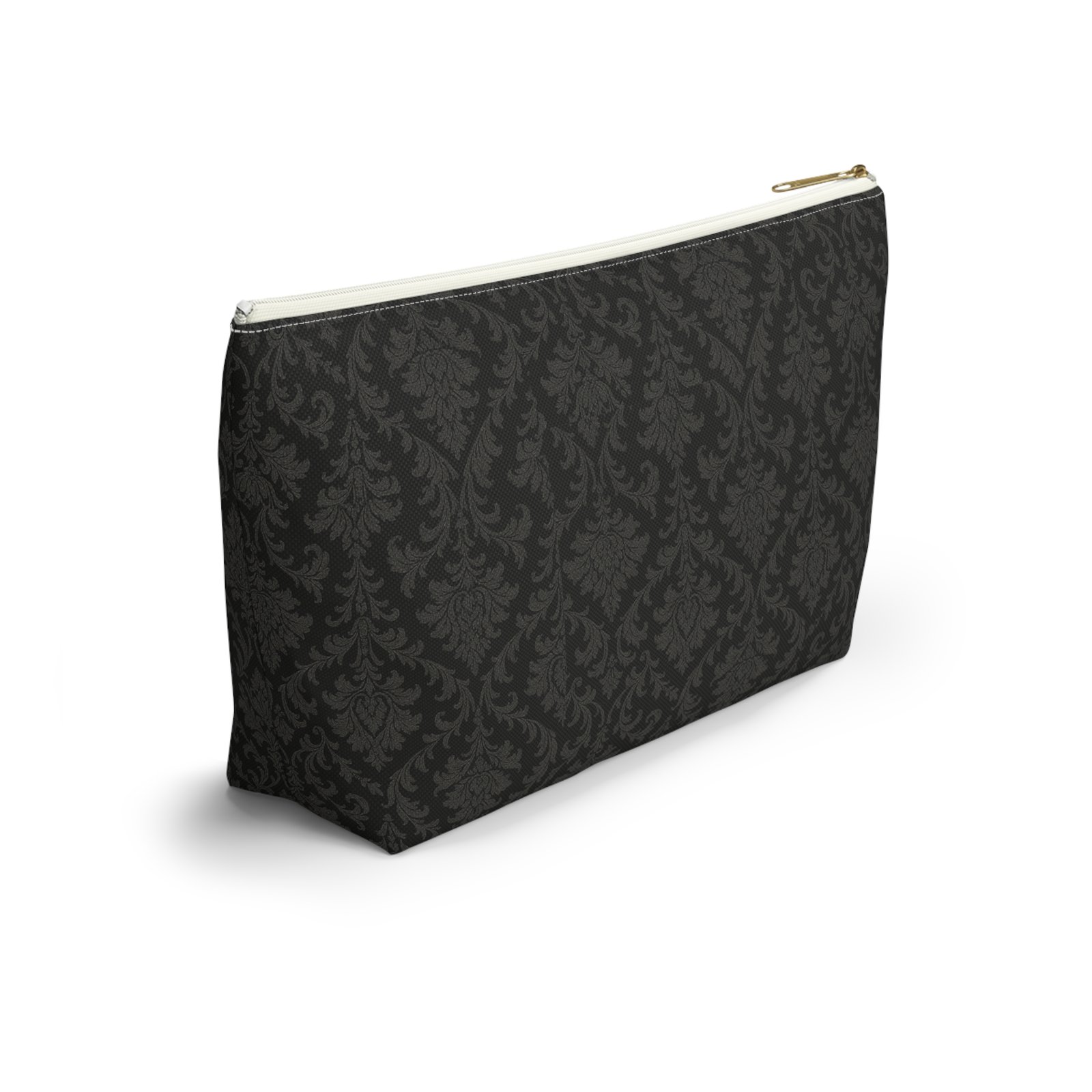 Black Damask Accessory Pouch - Image 8