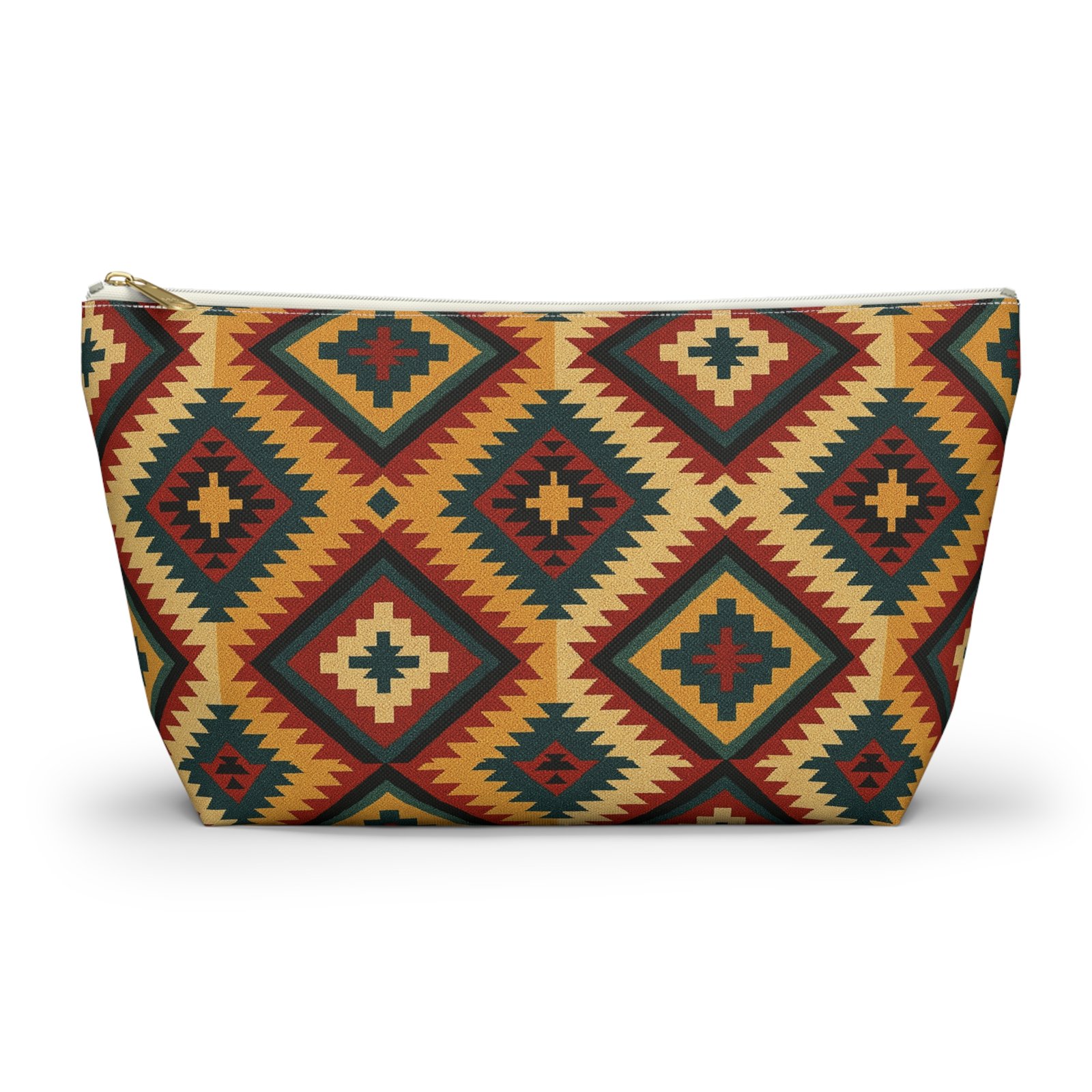 Southwestern Diamond Pattern Accessory Pouch - Image 5