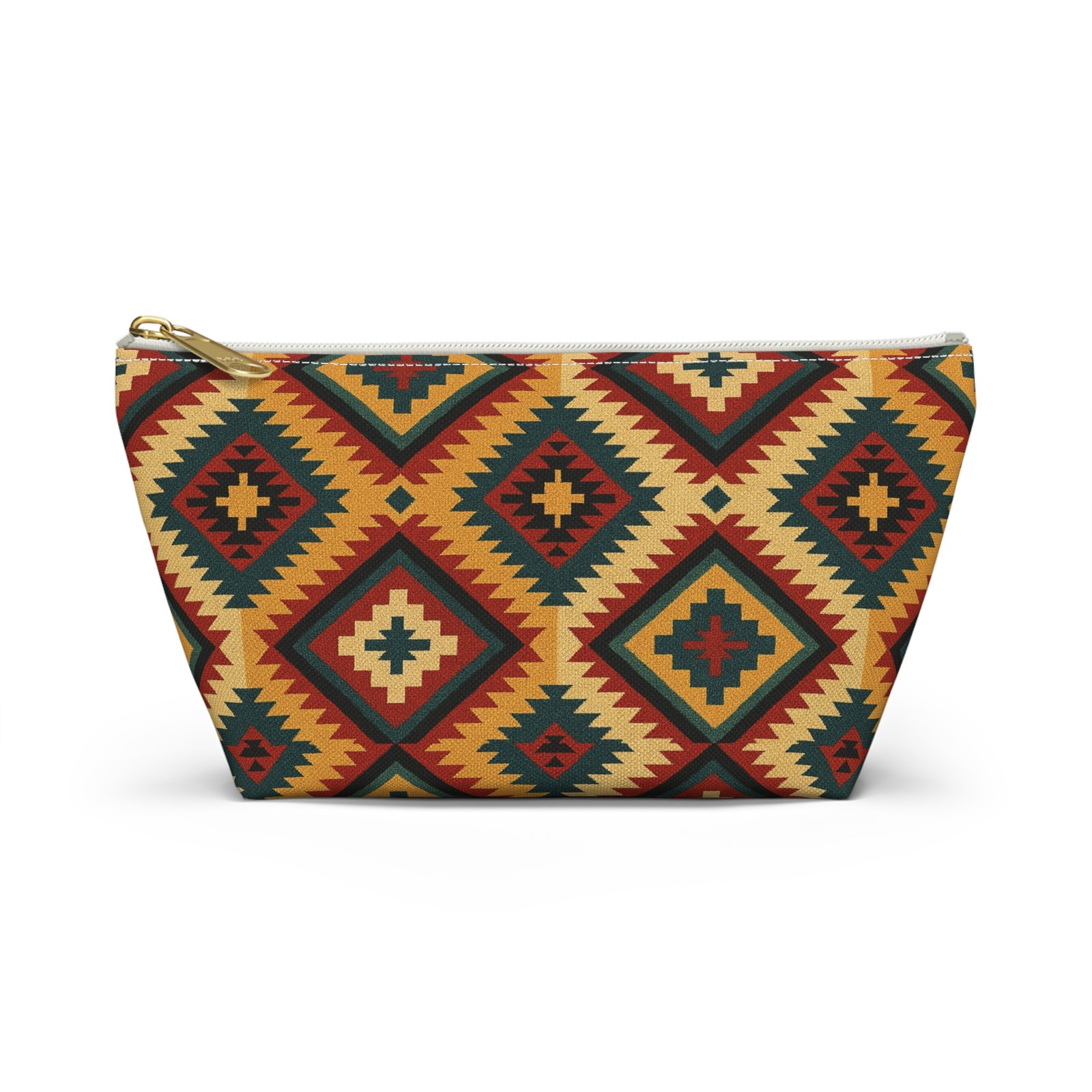 Southwestern Diamond Pattern Accessory Pouch - Image 13