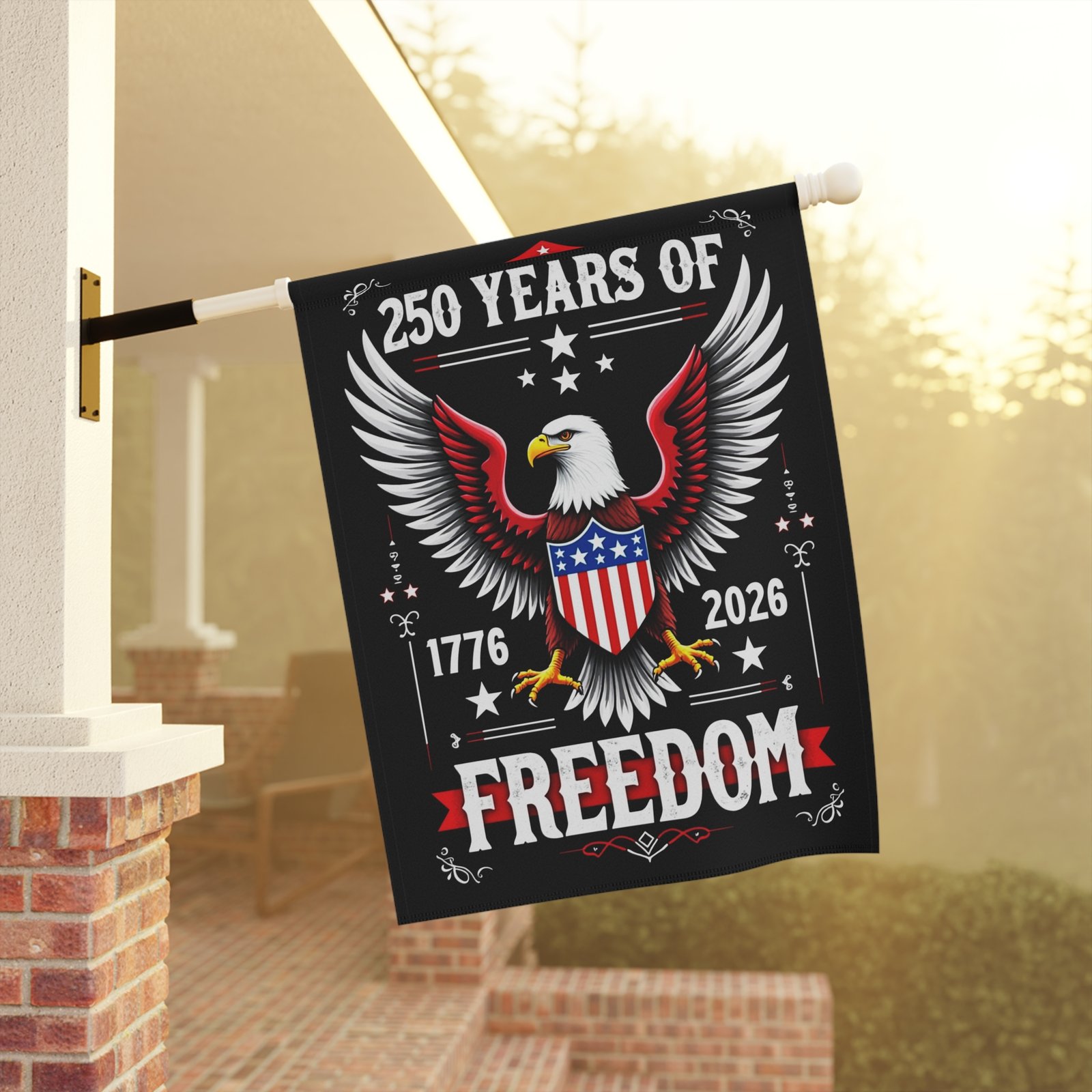Patriotic Garden Banner 250 Years of Freedom Decorative Flag for Holidays, Home Décor, Independence Day, Yard Sign, Outdoor Decoration - Image 8