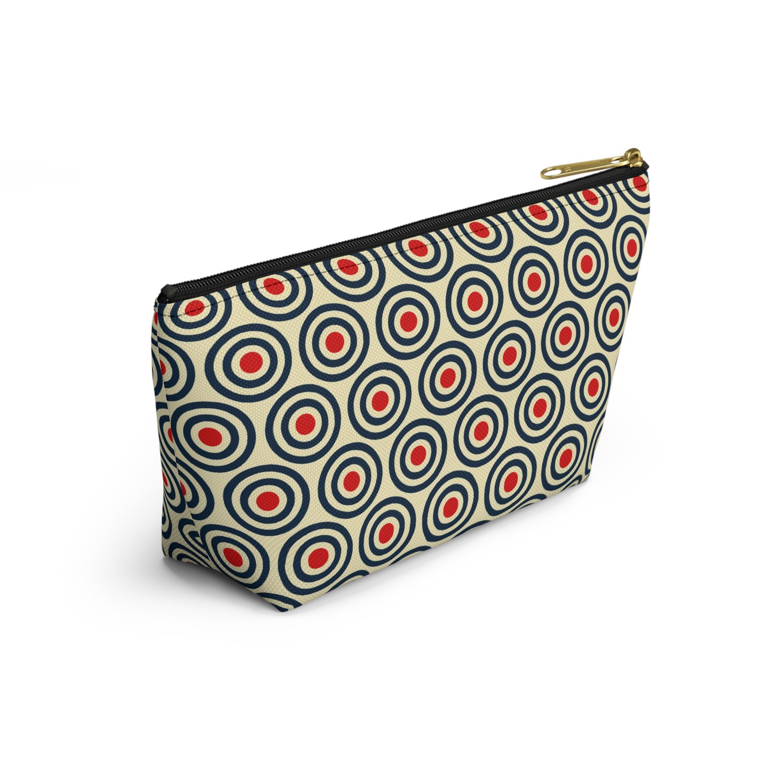 Retro Concentric Circles Accessory Pouch - Image 12