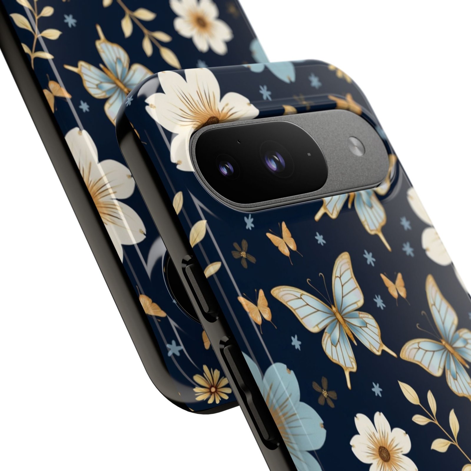 Google Pixel 9 Floral Butterfly Phone Case, Tough Cases, Cute Phone Accessories, Nature-Inspired Tech, Gift for Her, Birthday Present - Image 2