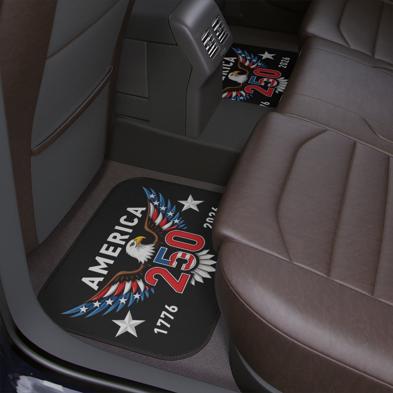 Patriotic Car Floor Mat, 1776 Never Forget, America 250, Vehicle Accessories, Car Decor, Gift for Patriotism - Image 9