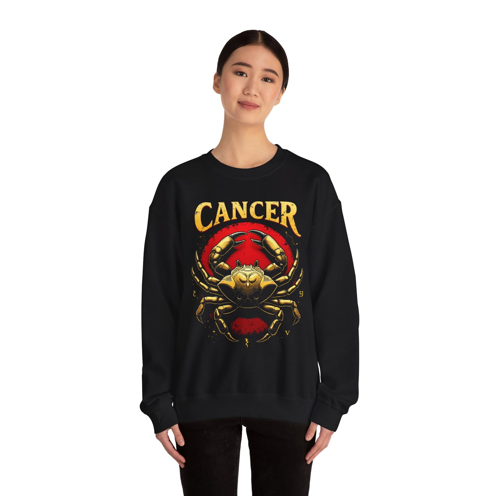 Cancer Zodiac Sweatshirt, Astrology Gift, Unisex Crewneck, Birthday Apparel, Horoscope Clothing, Zodiac Sign Sweater - Image 4