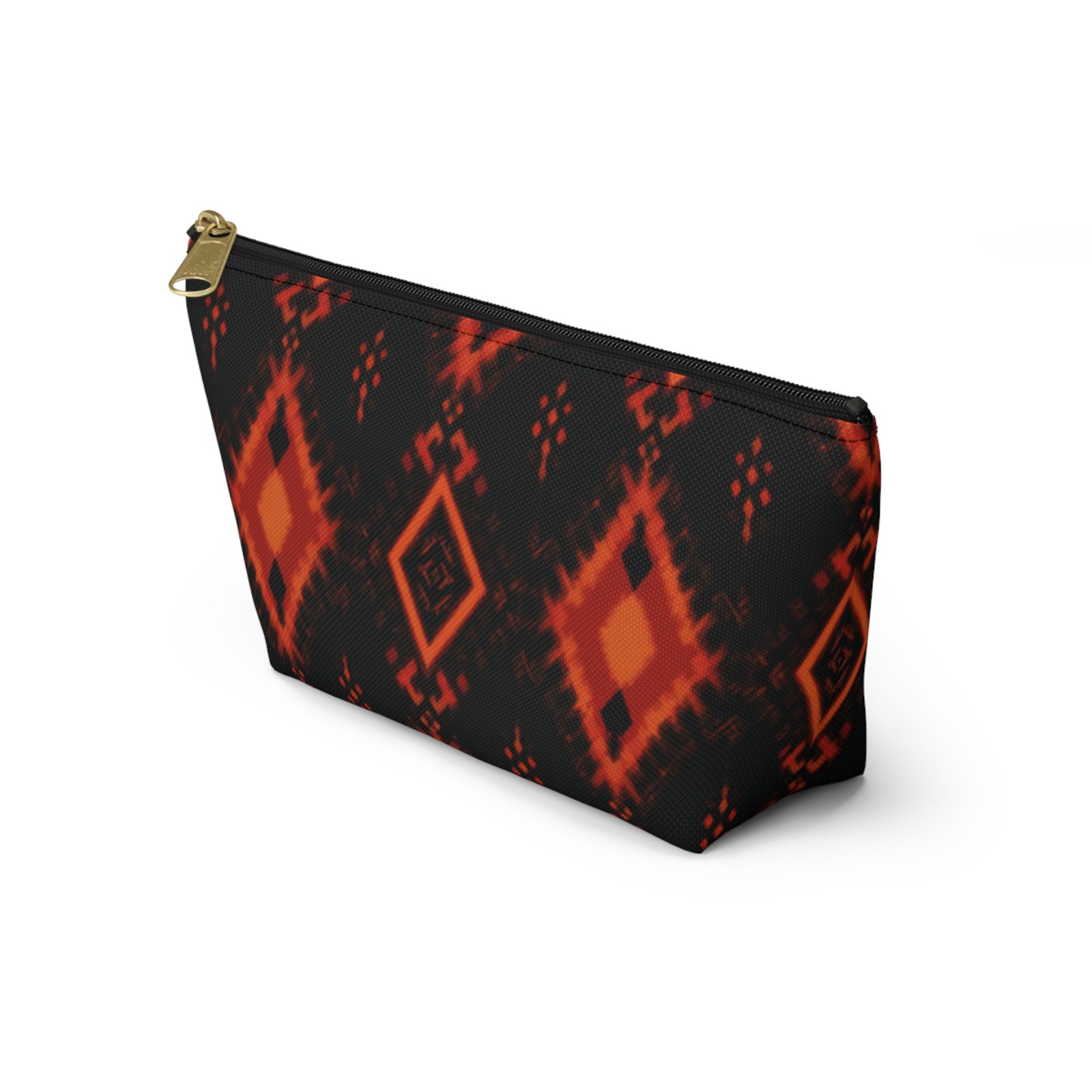 Southwestern Diamond Ikat Accessory Pouch - Image 11