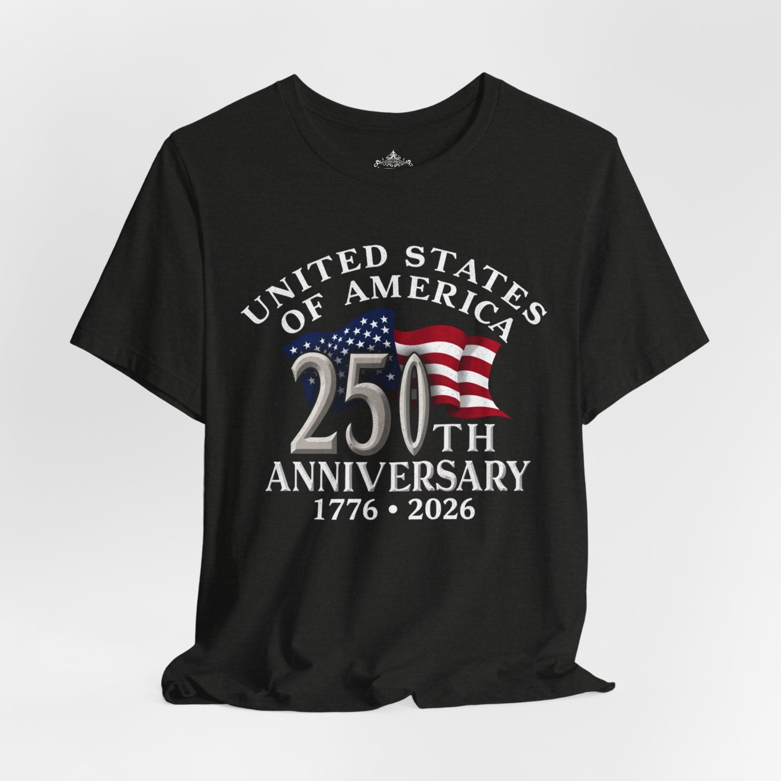 USA 250th Anniversary Unisex Tee, Patriotic Fourth of July Shirt, American Bicentennial Top, Red White Blue Independence Day Tshirt, - Image 10