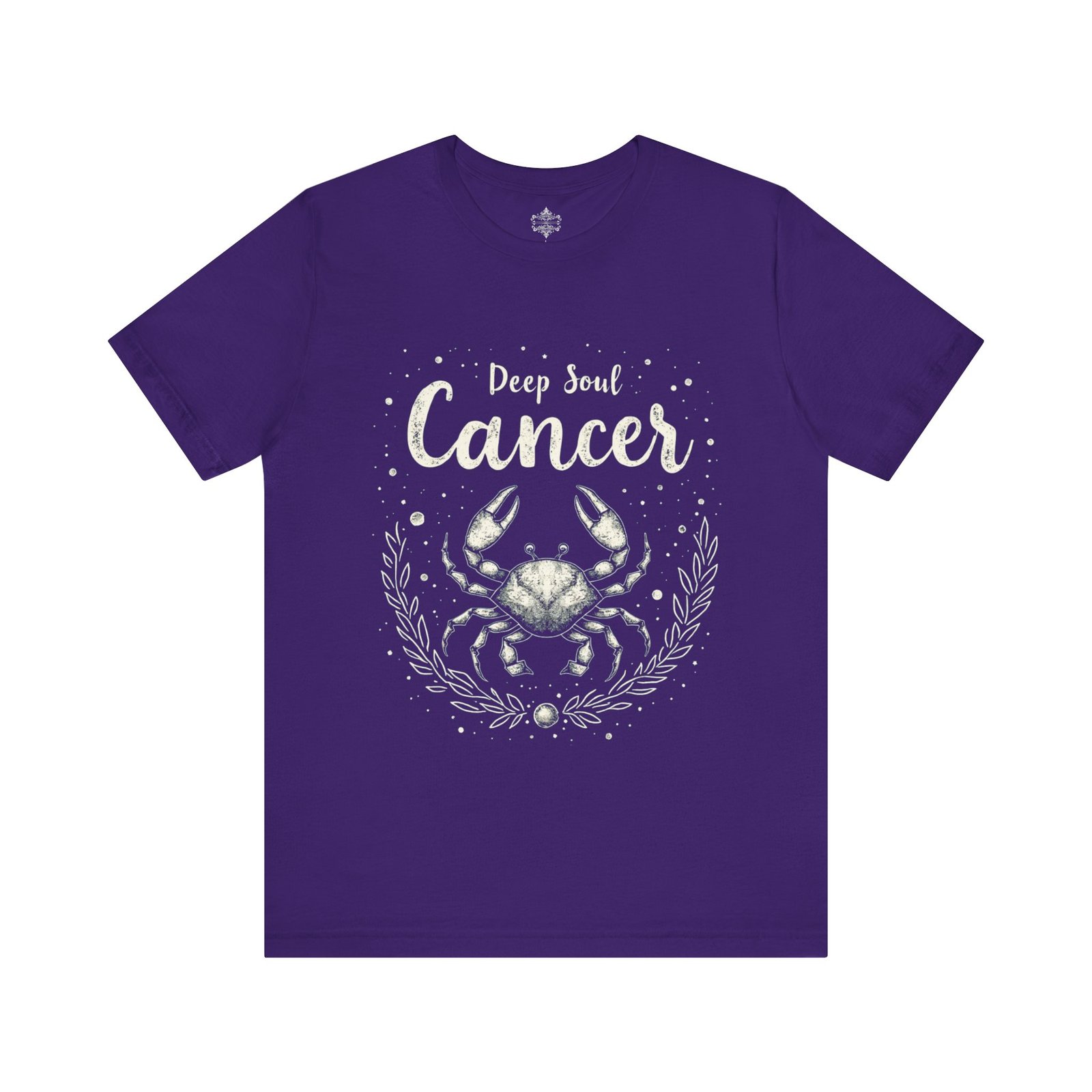 Cancer Zodiac Sign T-Shirt, Astrology Gift, Deep Soul Tee, Birthday Gift for Cancer, Crab Design Shirt, Unisex Short Sleeve Tee - Image 33