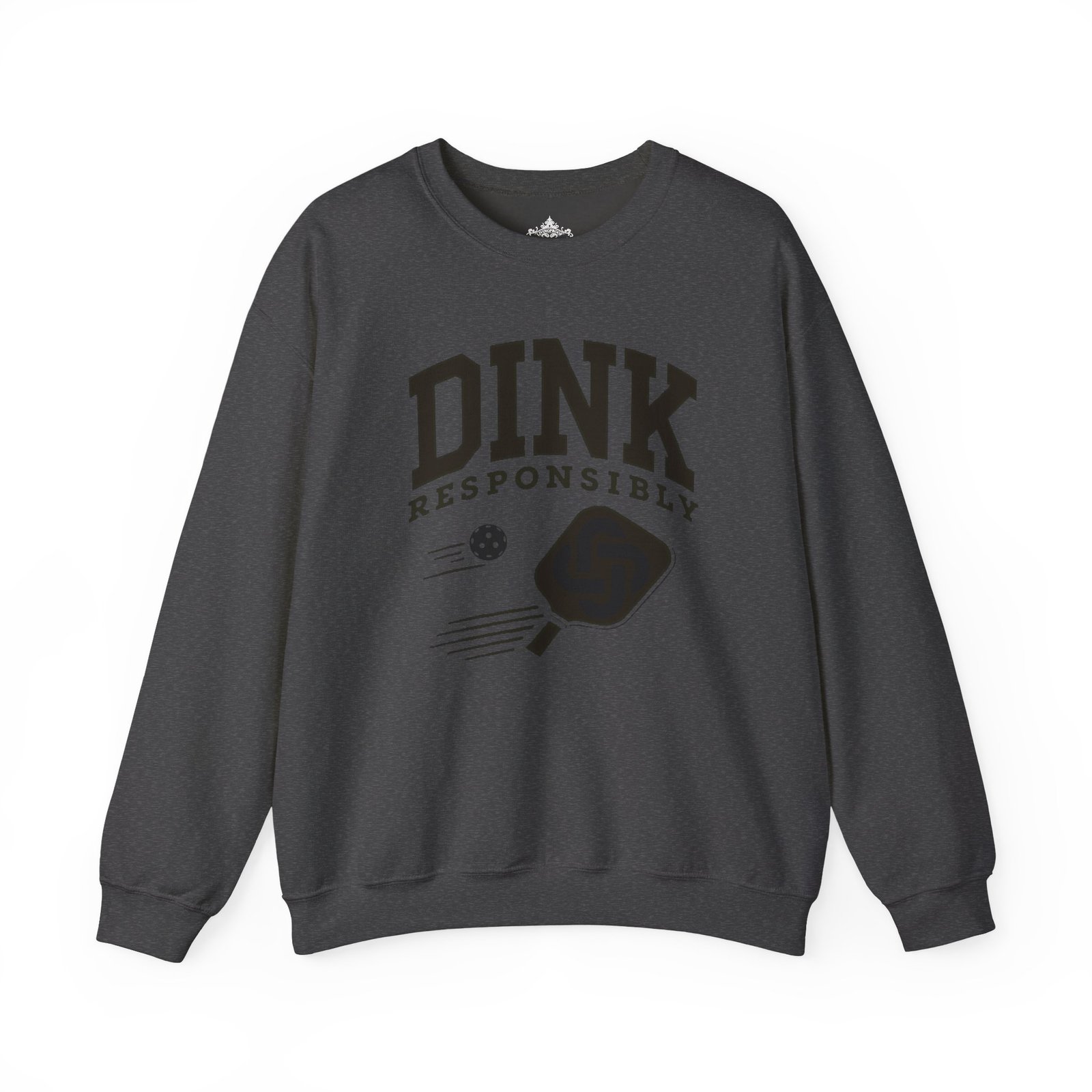 Dink Responsibly pickleball paddle sweatshirt | DINK design crewneck - Image 13