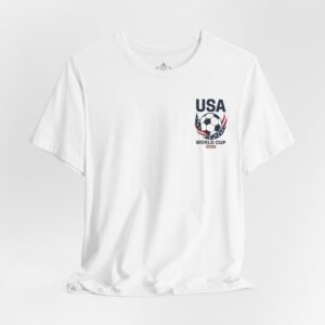 USA World Cup 2026 Unisex Jersey Tee, Soccer Fan Shirt, Patriotic T-Shirt, Football Lover Gift, Sports Apparel