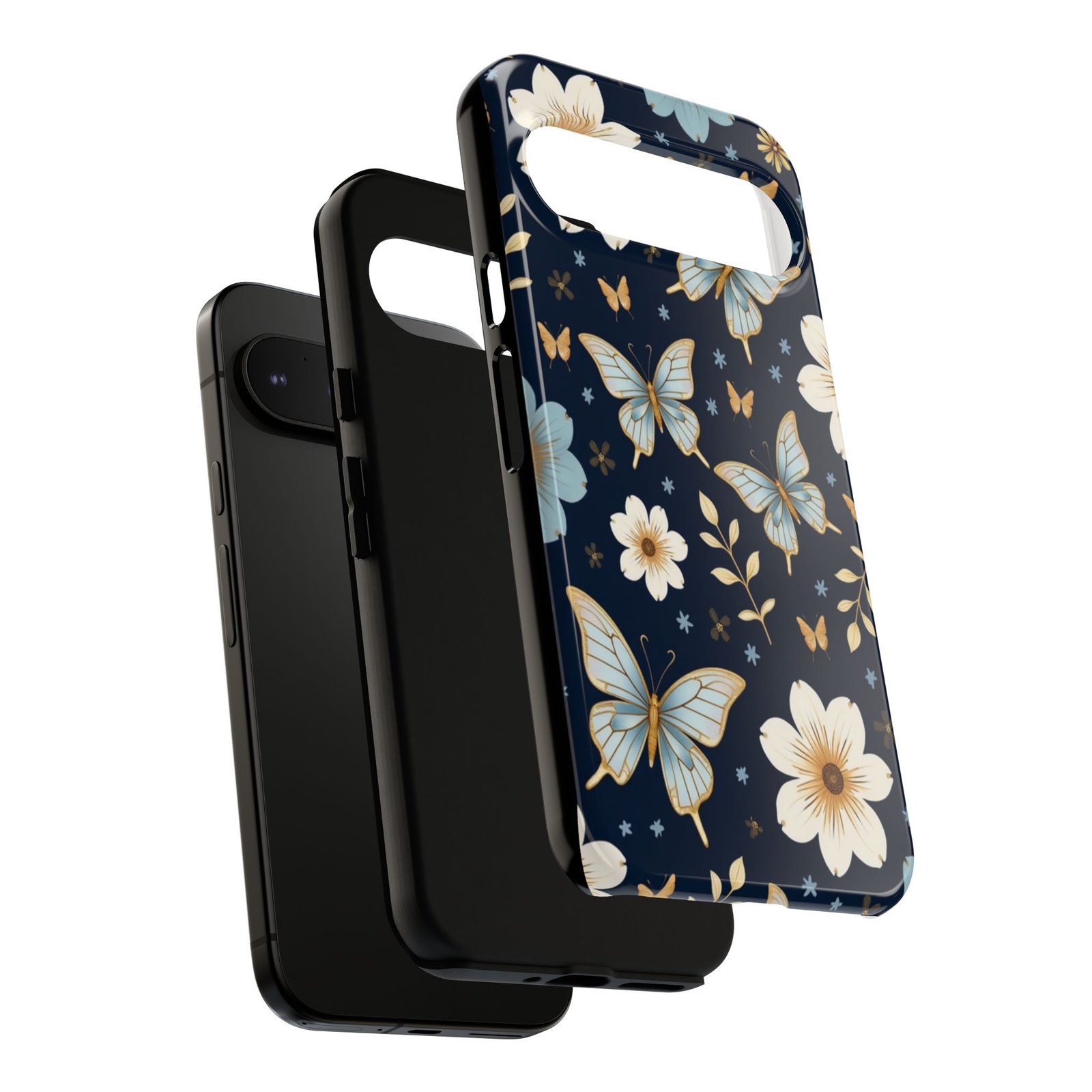 Google Pixel 9 Floral Butterfly Phone Case, Tough Cases, Cute Phone Accessories, Nature-Inspired Tech, Gift for Her, Birthday Present - Image 9
